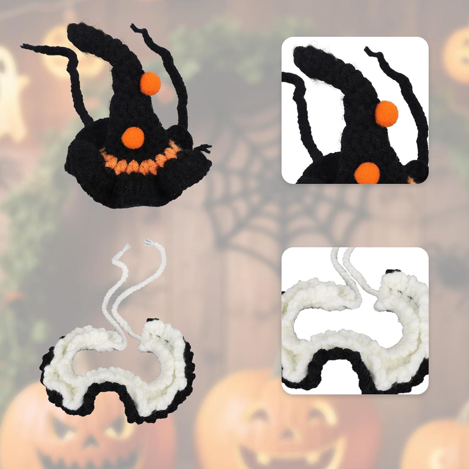 Conjunto Disfraz Halloween Muñeca 17cm Goktvai Sombrero y Babero