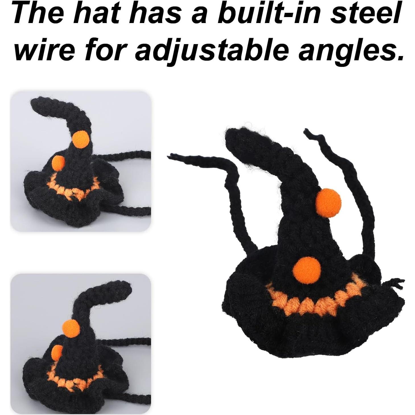 Conjunto Disfraz Halloween Muñeca 17cm Goktvai Sombrero y Babero