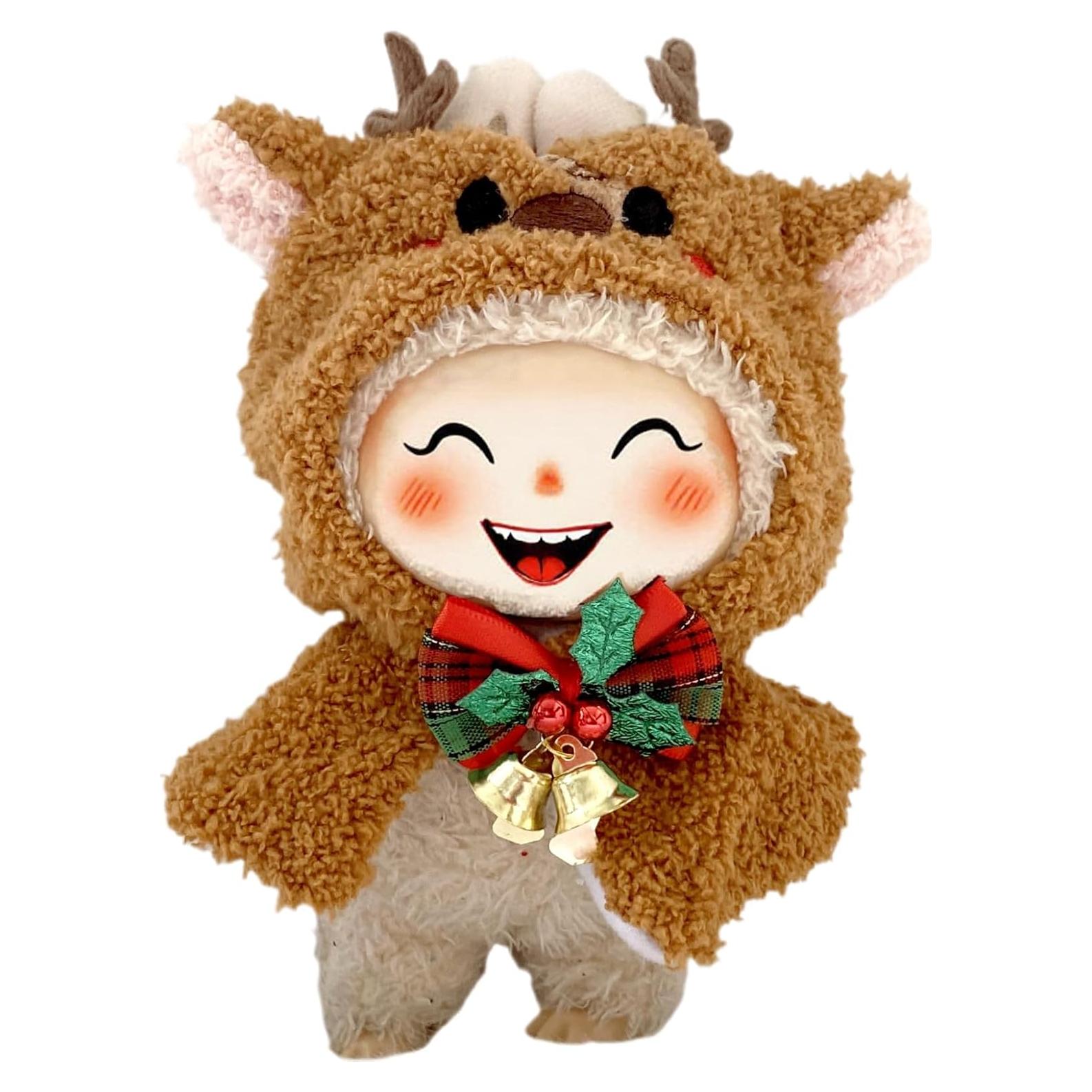 Conjunto de Ropa Navideña para Muñecas 17cm Labubu