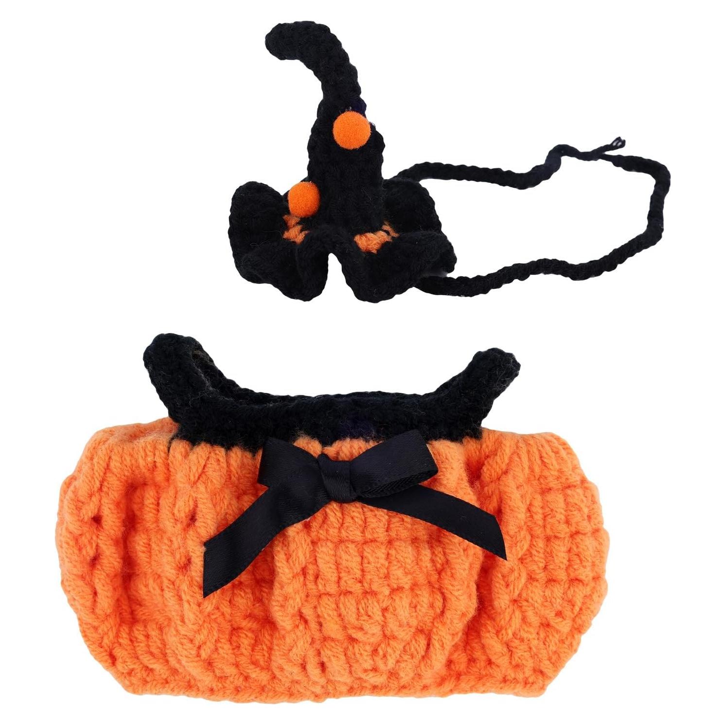Ropa de Muñeca Halloween Goktvai con Falda y Sombrero 17cm