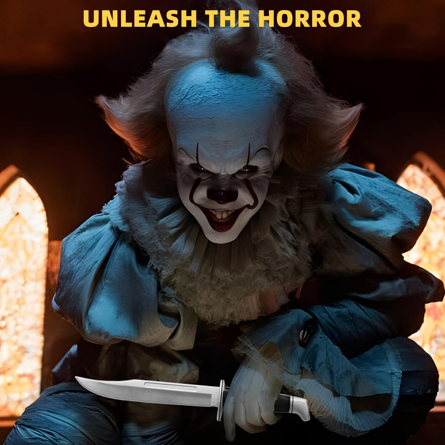 Cuchillo de Goma Falso Halloween ININ 31.6 cm Seguro para Cosplay