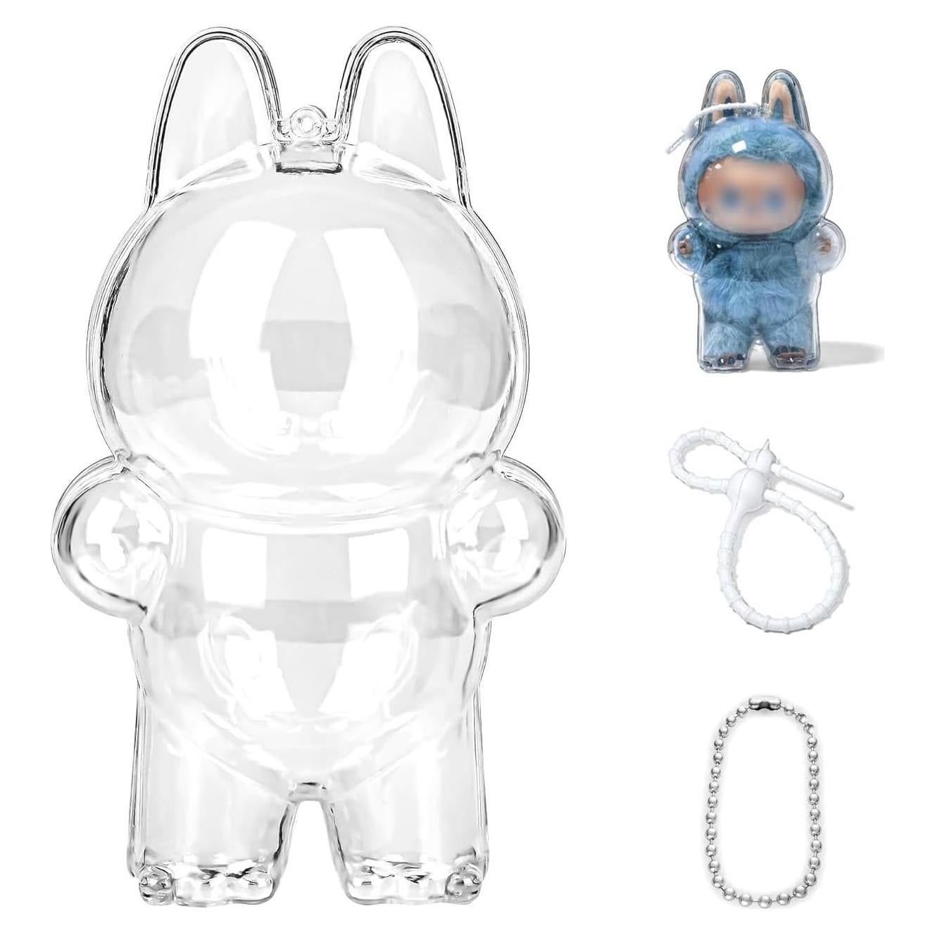 Funda Protectora de Policarbonato Labubu para Muñeca 1 Pieza