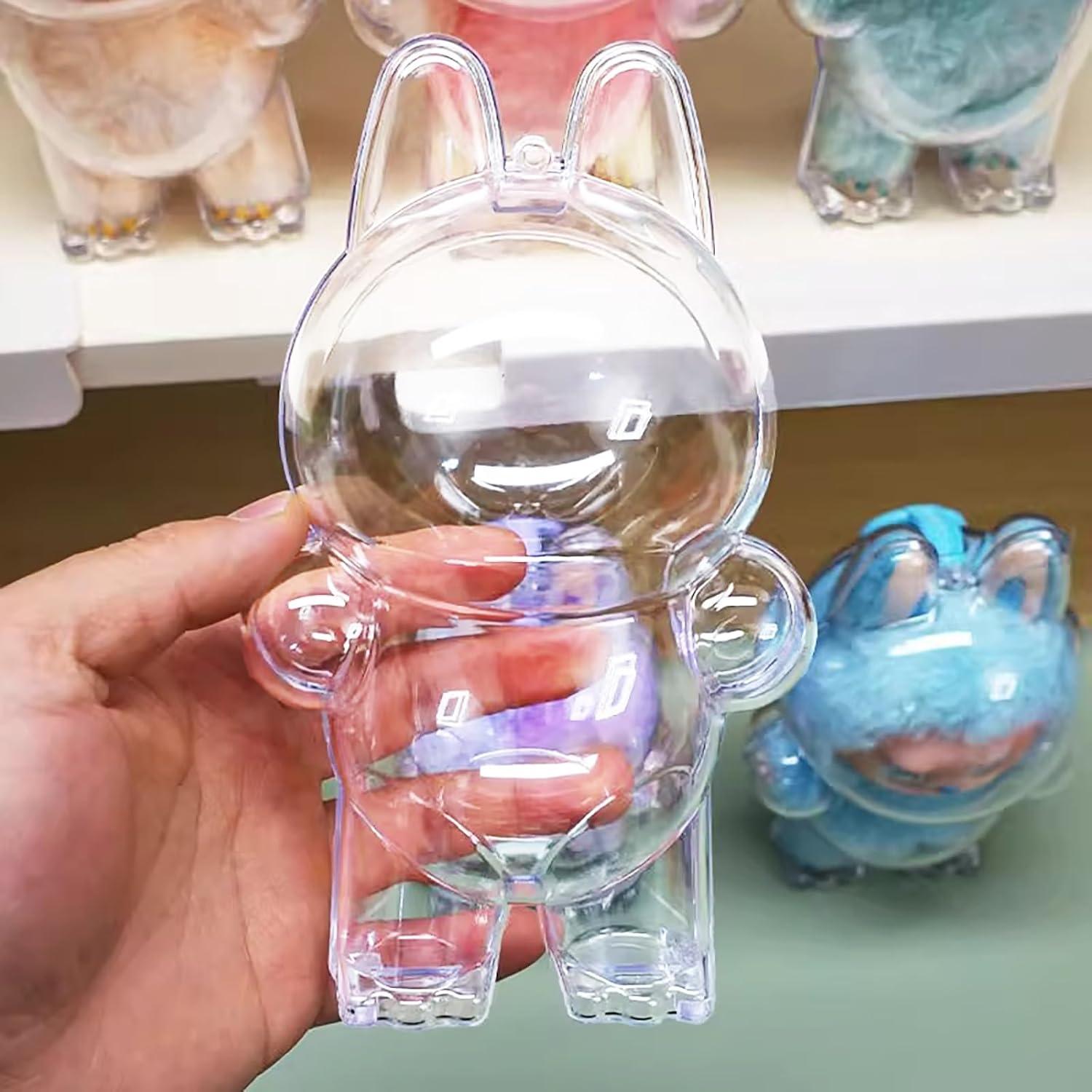 Funda Protectora de Policarbonato Labubu para Muñeca 1 Pieza