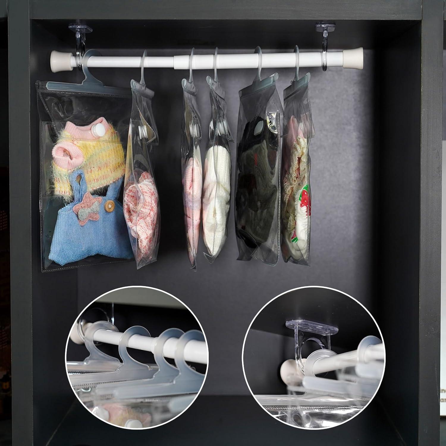 Set de 10 Bolsas de Almacenamiento para Ropa de Muñeca Labubu