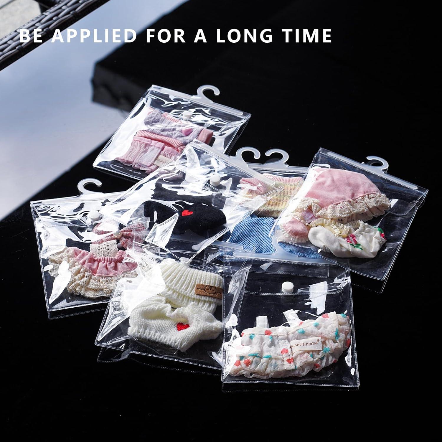 Set de 10 Bolsas de Almacenamiento para Ropa de Muñeca Labubu