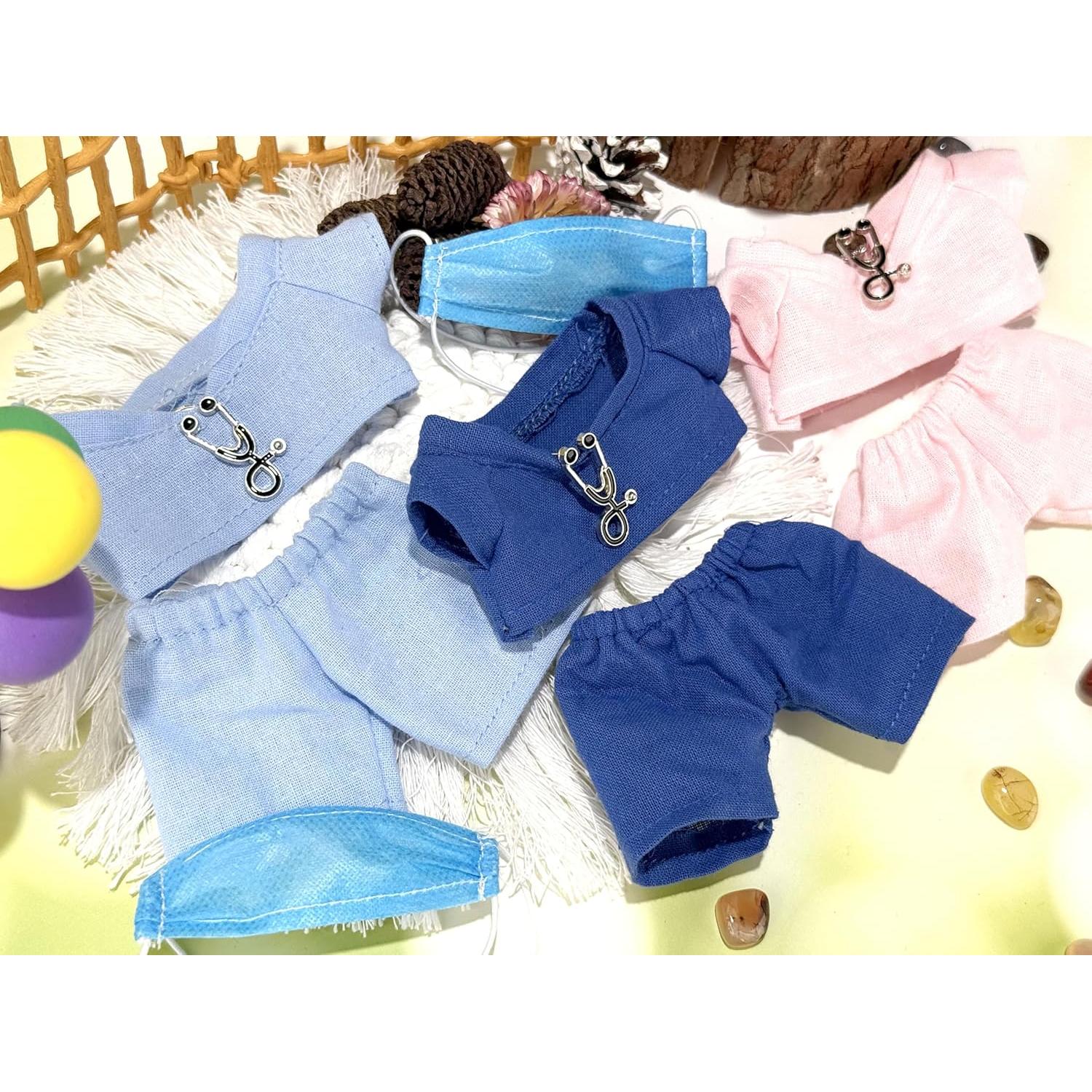 Conjunto de Ropa Chic para Muñecas 17cm - 4 Piezas Rosa