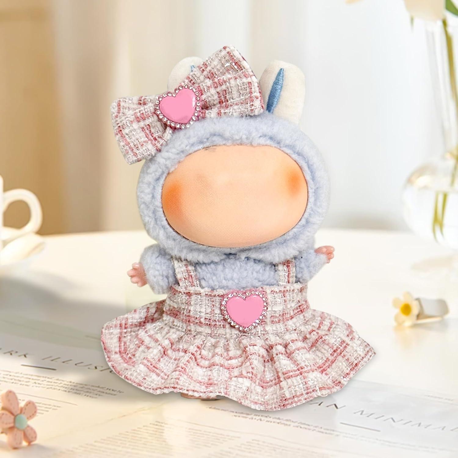 Conjunto de Ropa de 2 Piezas para Muñecas 17cm Labubu