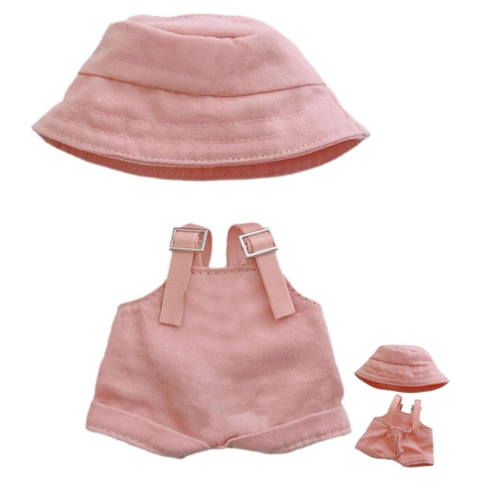 Conjunto de Ropa de Muñeca Hecho a Mano Rosa 17cm - LABUBU