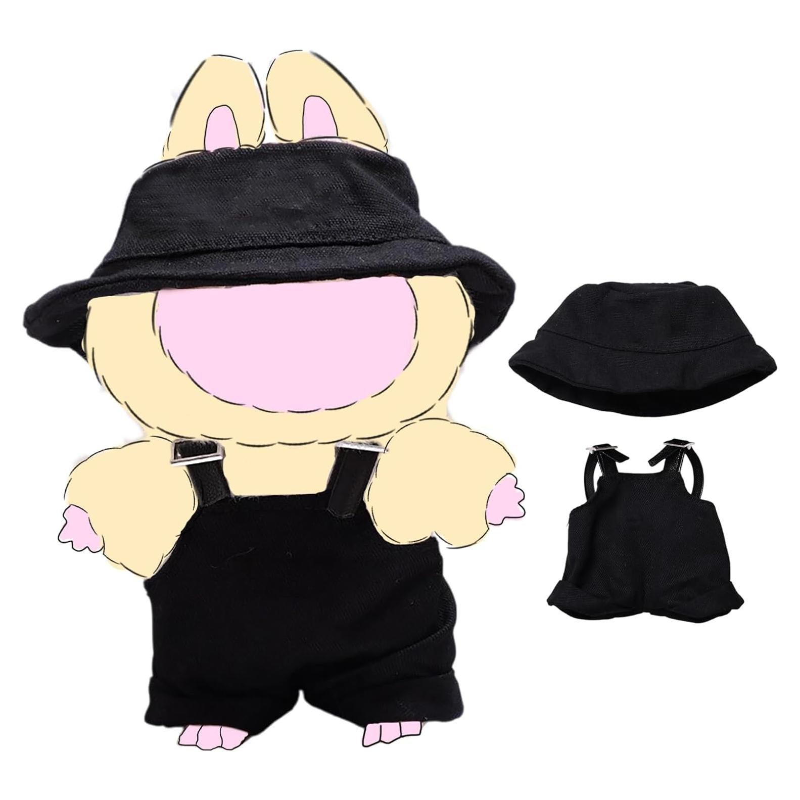 Conjunto de Ropa para Muñecas 15-17cm WNRTSA - 2PC Negro