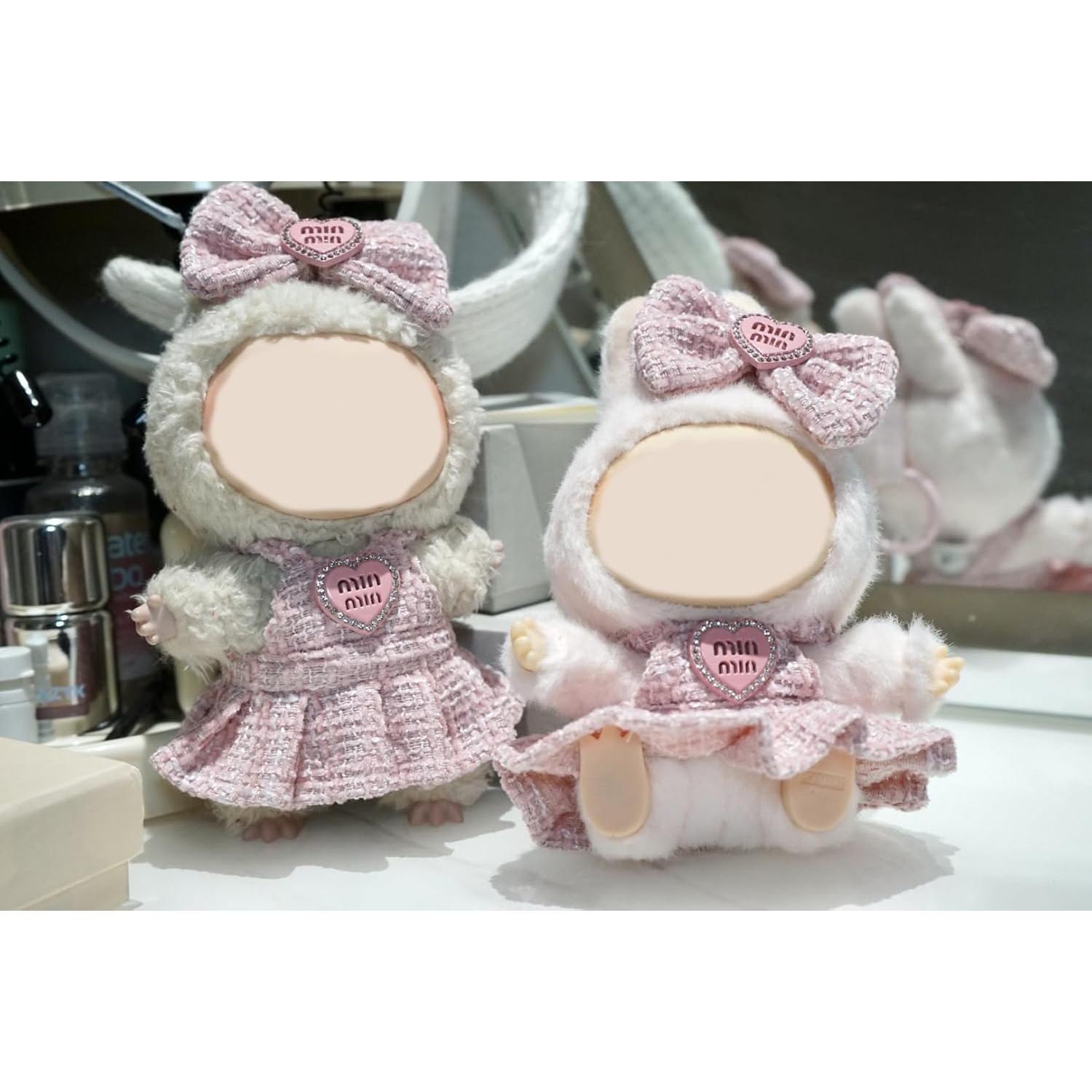 Ropa de muñeca 17cm Genérico elegante rosa premium