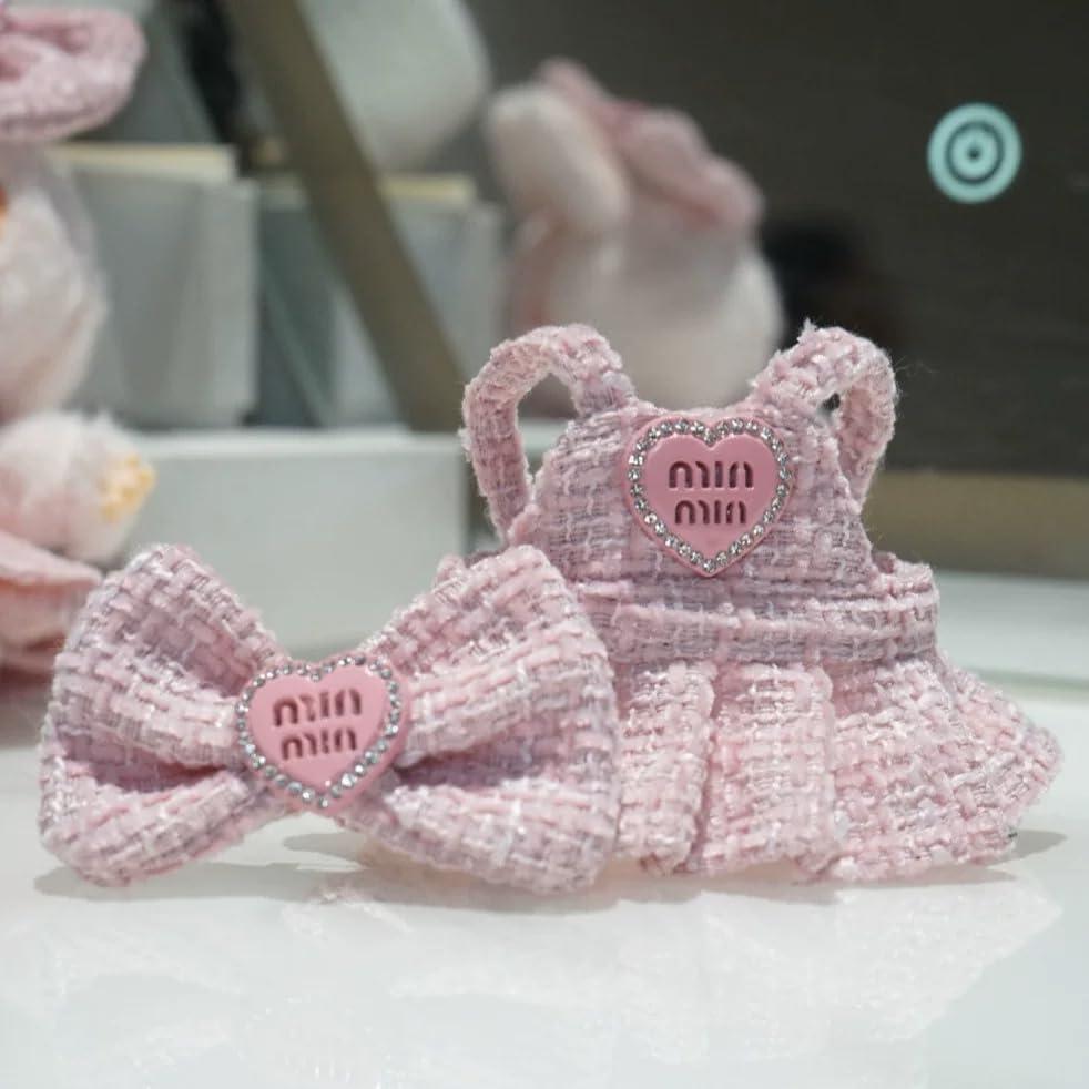 Ropa de muñeca 17cm Genérico elegante rosa premium