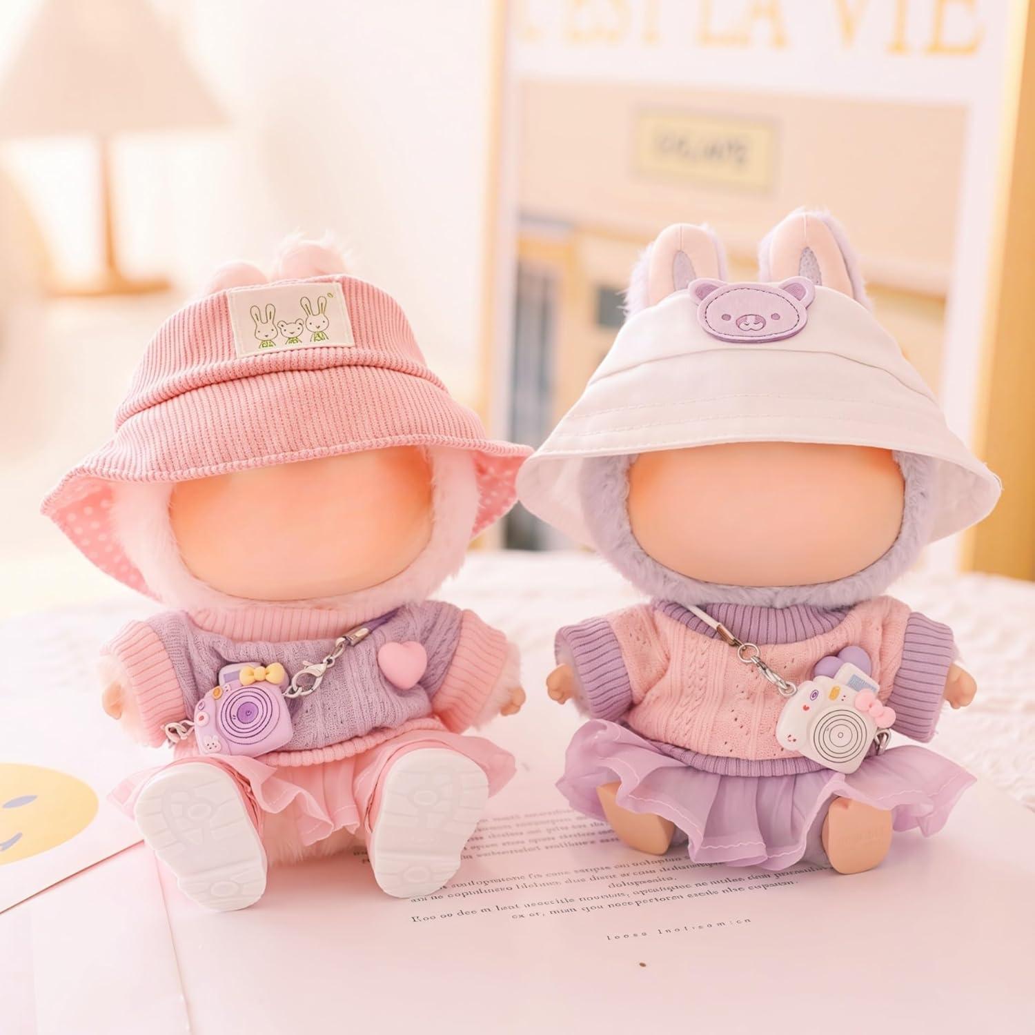 Conjunto Ropa para Muñeca 17cm Xinbalove 5 Piezas Kawaii