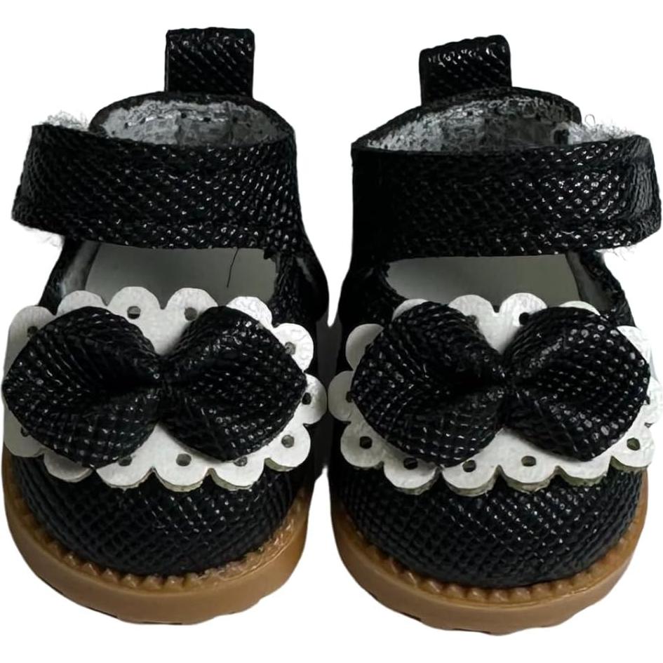 Zapatos de Muñeca Mary Jane QIXINGWISE 17cm Cuero Sintético