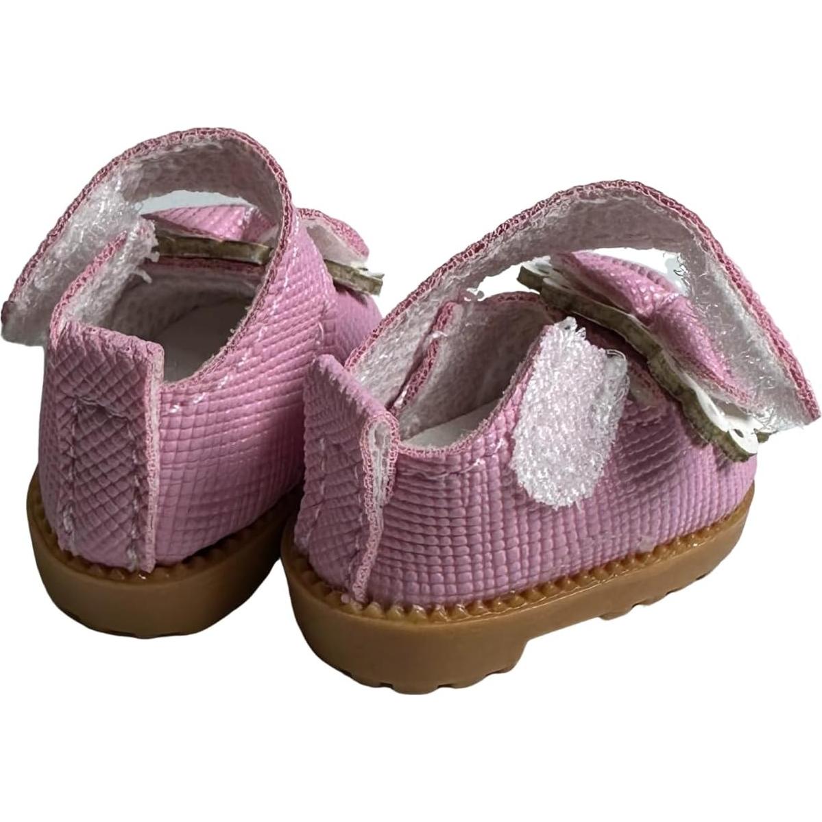 Zapatos de Muñeca Mary Jane QIXINGWISE 17cm Cuero Sintético