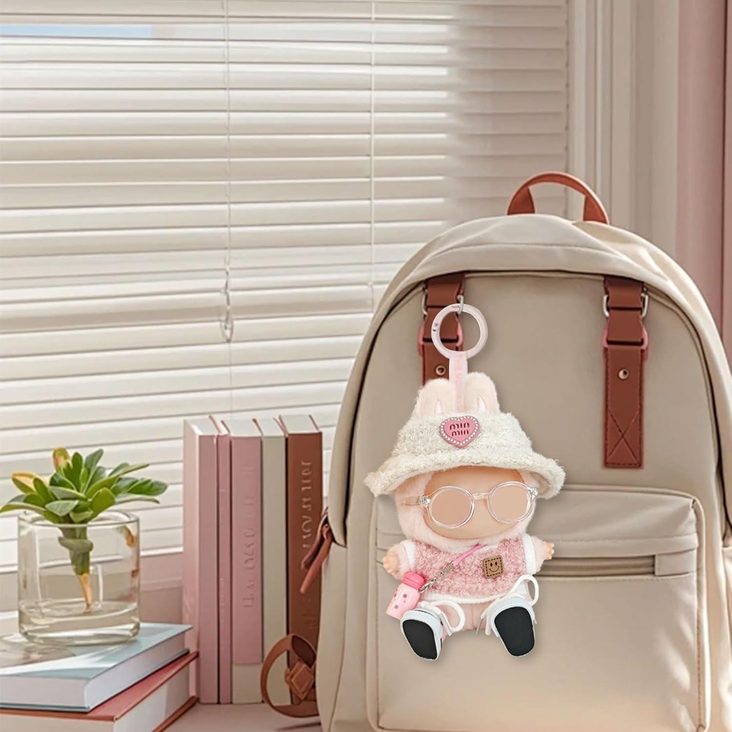 Conjunto de Ropa para Muñeca 17cm Genérico 5 Piezas Rosa