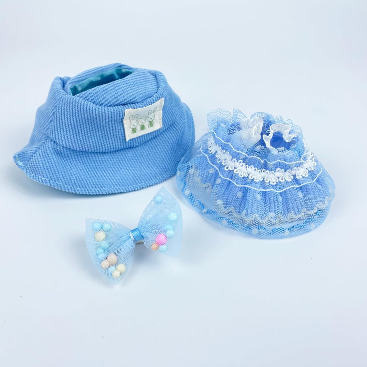 Conjunto de Ropa para Muñeca XWGLFT 3 Piezas Azul