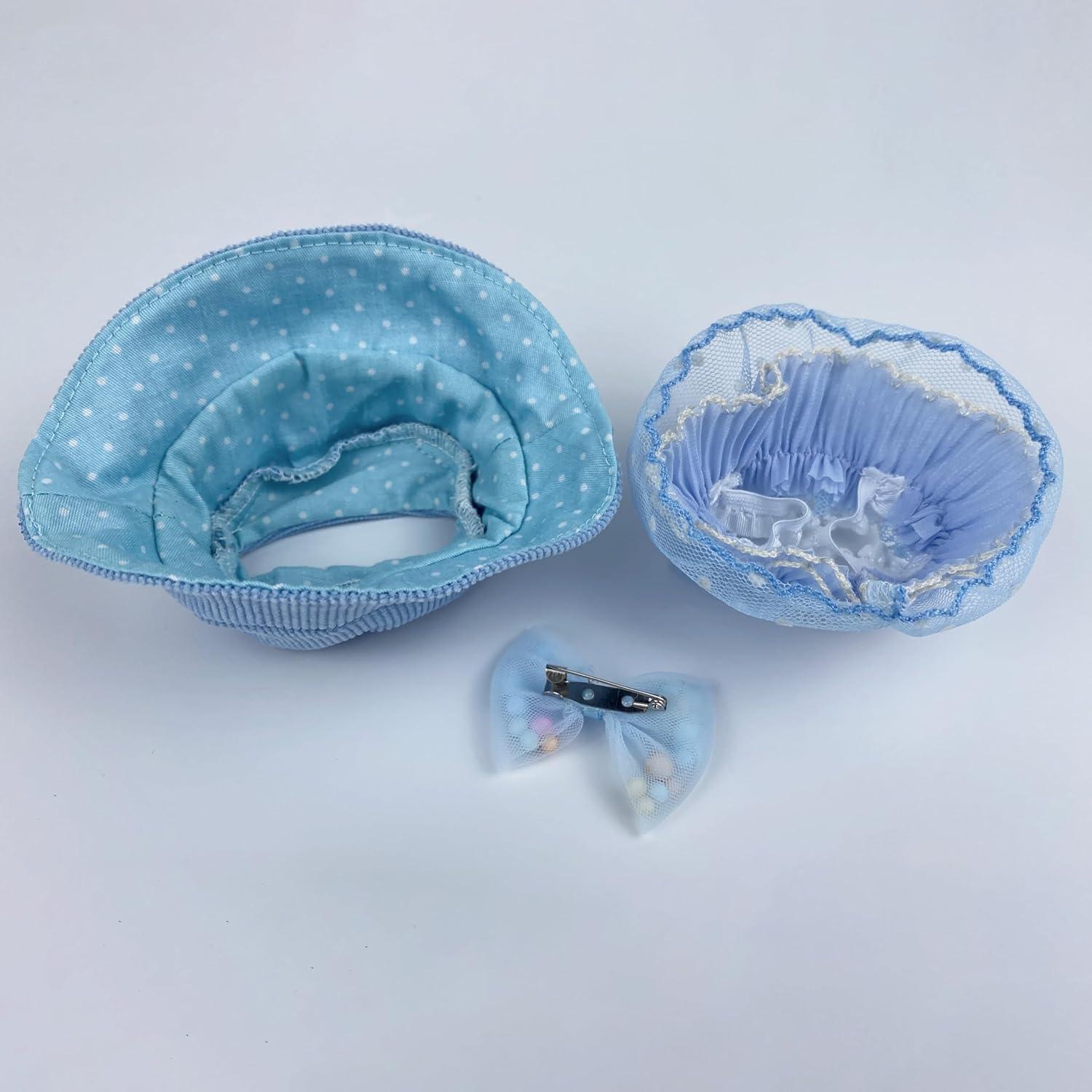 Conjunto de Ropa para Muñeca XWGLFT 3 Piezas Azul