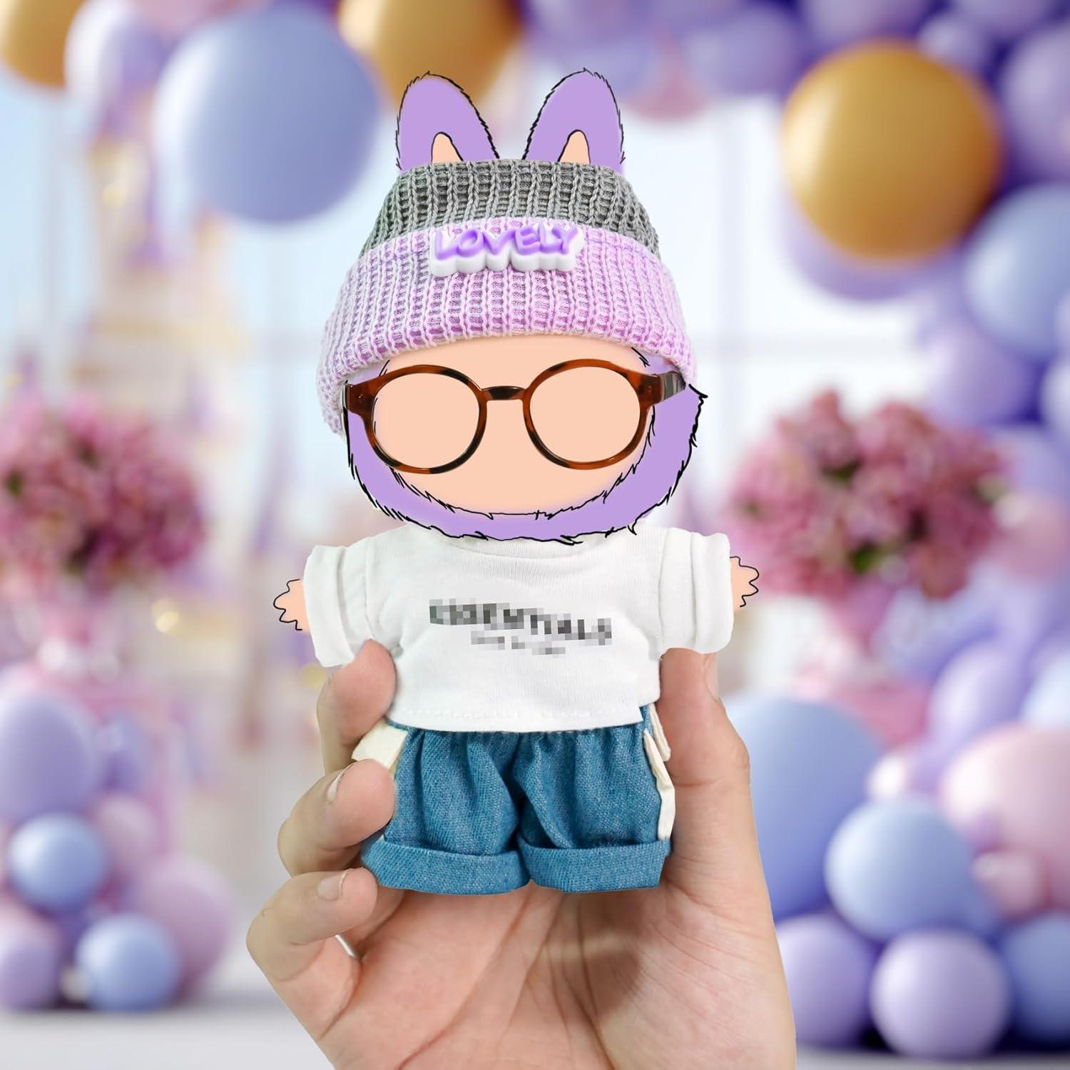 Conjunto de Ropa para Muñecas 17cm Qiuyan Ruxin 4 Piezas