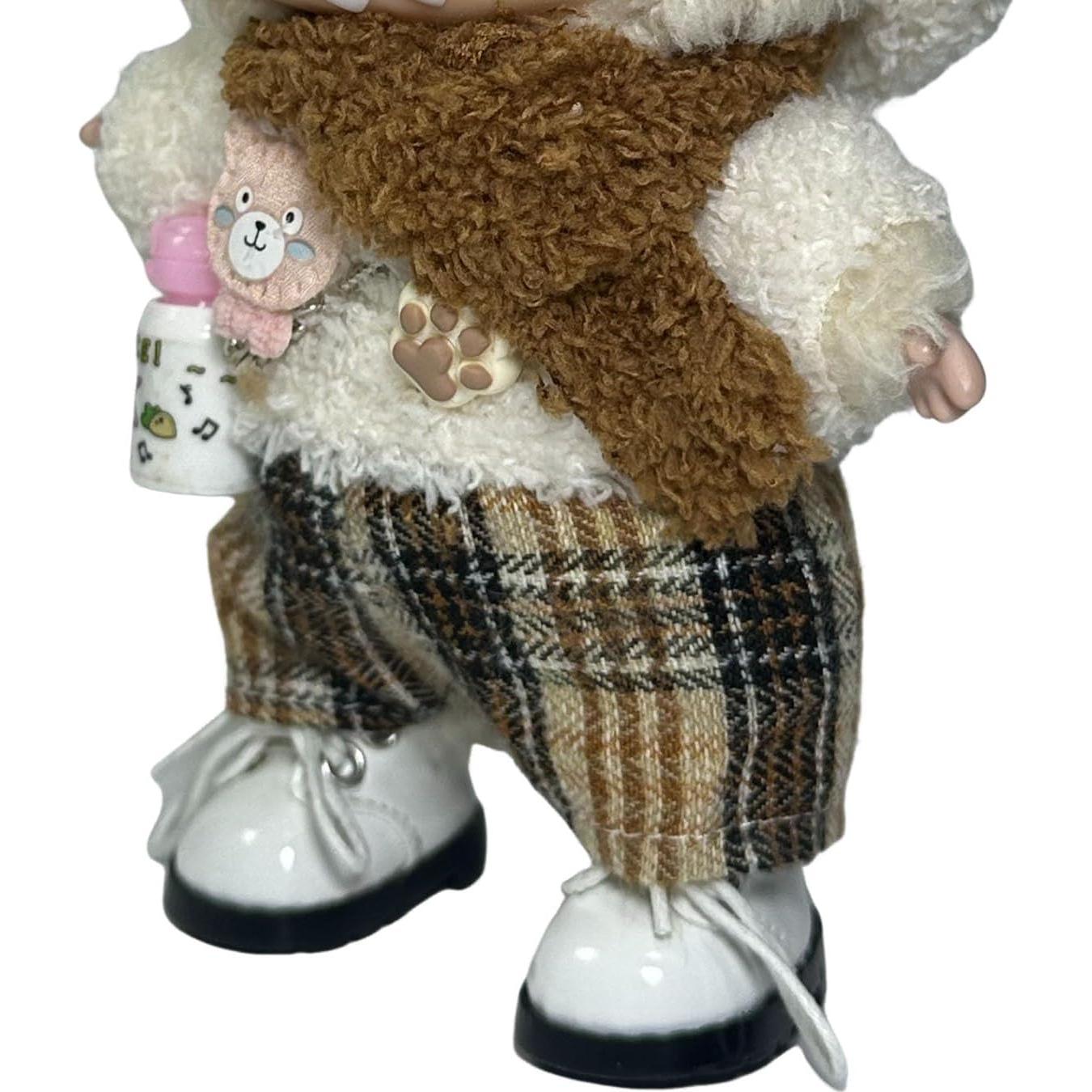 Zapatos Oxford Mini de Cuero PU para Muñecas 17 cm - 2 Pares