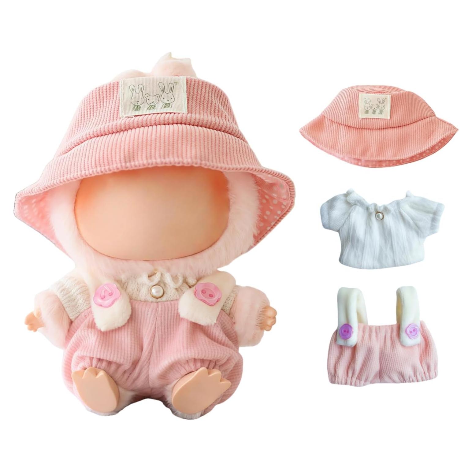 Conjunto de Ropa para Muñecas TOU-BEGUIN 3 Piezas Rosa