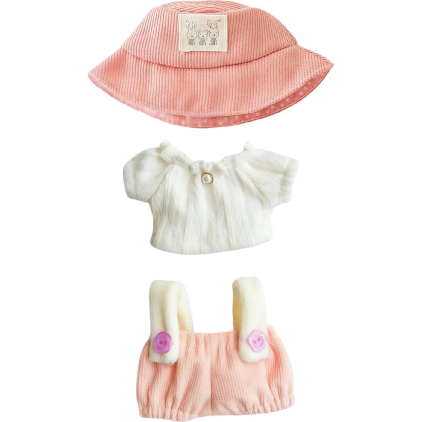 Conjunto de Ropa para Muñecas TOU-BEGUIN 3 Piezas Rosa