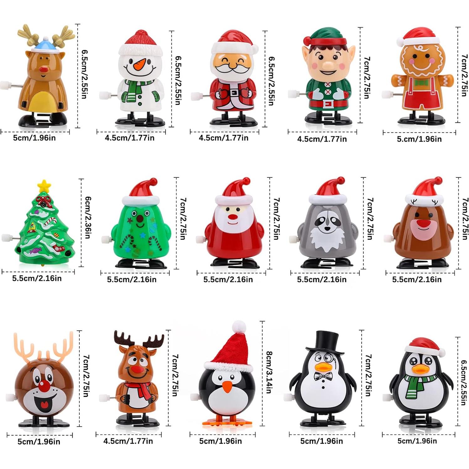 15 Juguetes de Cuerda de Navidad para Niños - EEOCWF