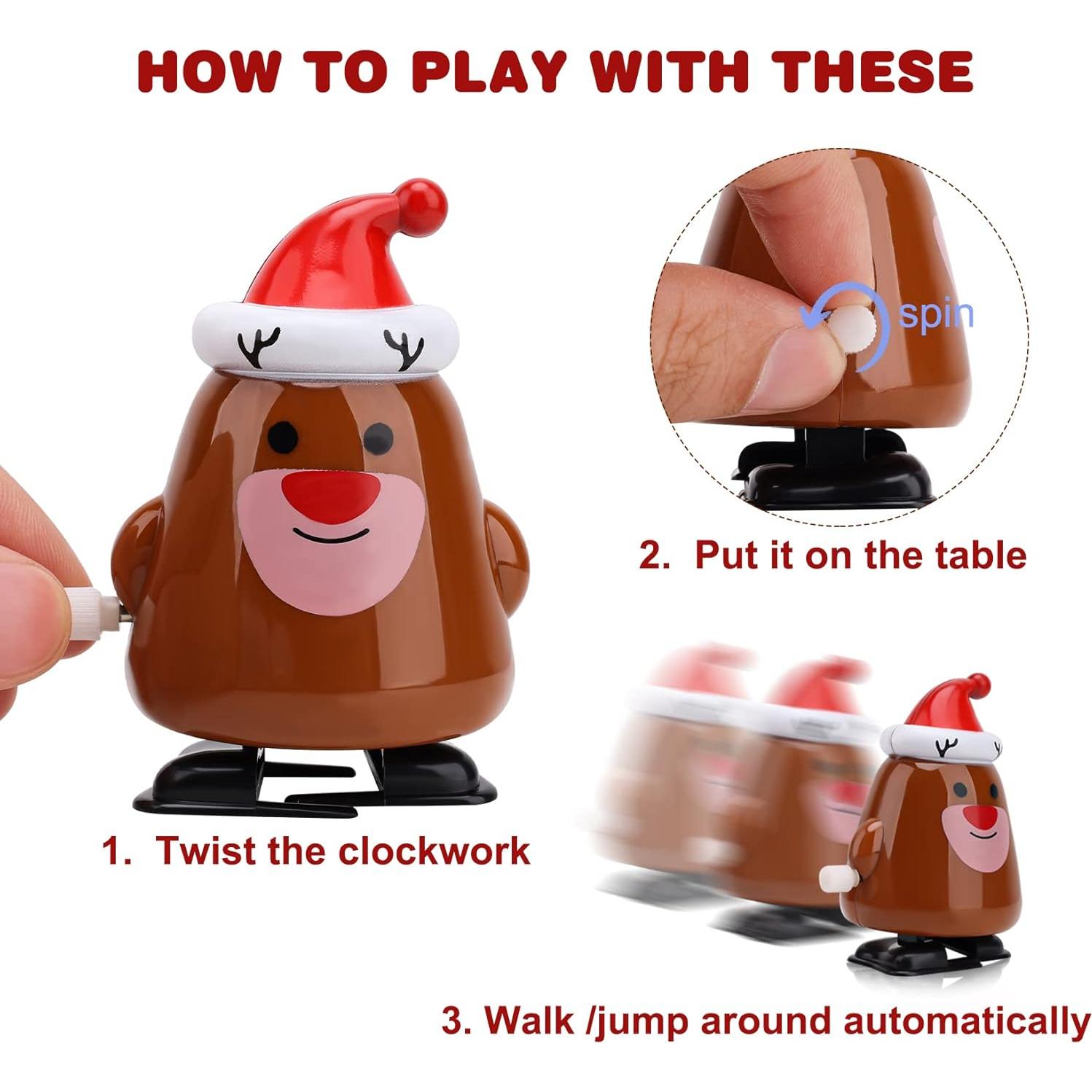 15 Juguetes de Cuerda de Navidad para Niños - EEOCWF