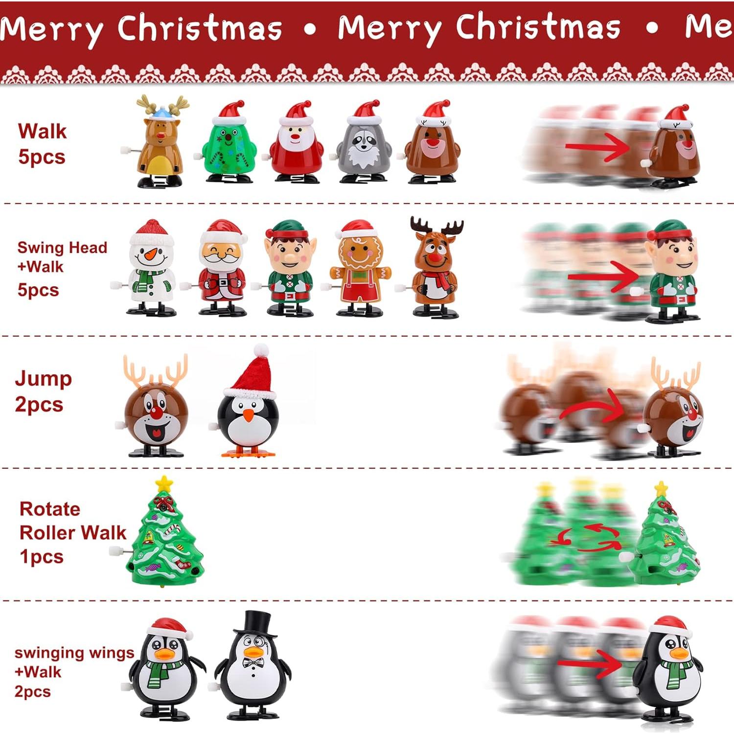 15 Juguetes de Cuerda de Navidad para Niños - EEOCWF