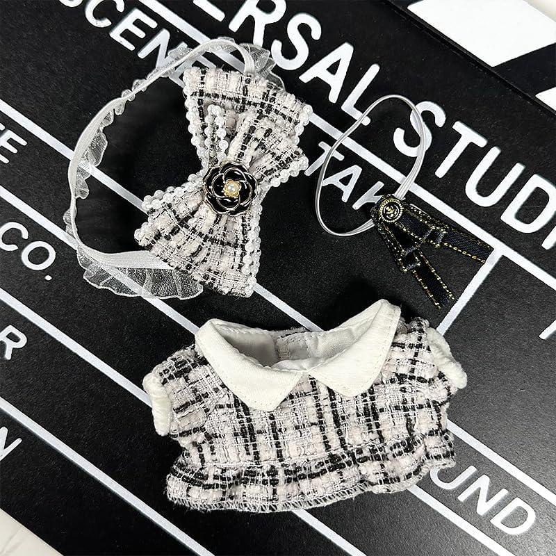 Doll Clothes Set 17cm/15cm, Premium Doll Outfit with Accessories for Dress up Unique Style