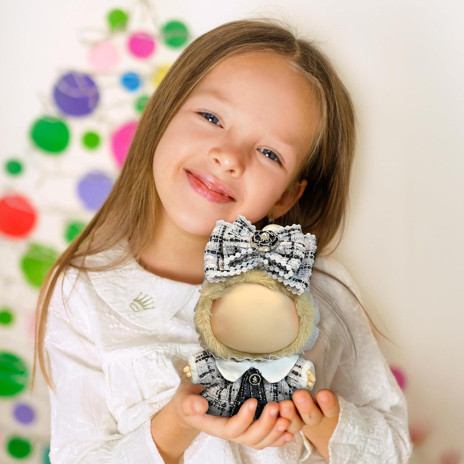 Doll Clothes Set 17cm/15cm, Premium Doll Outfit with Accessories for Dress up Unique Style