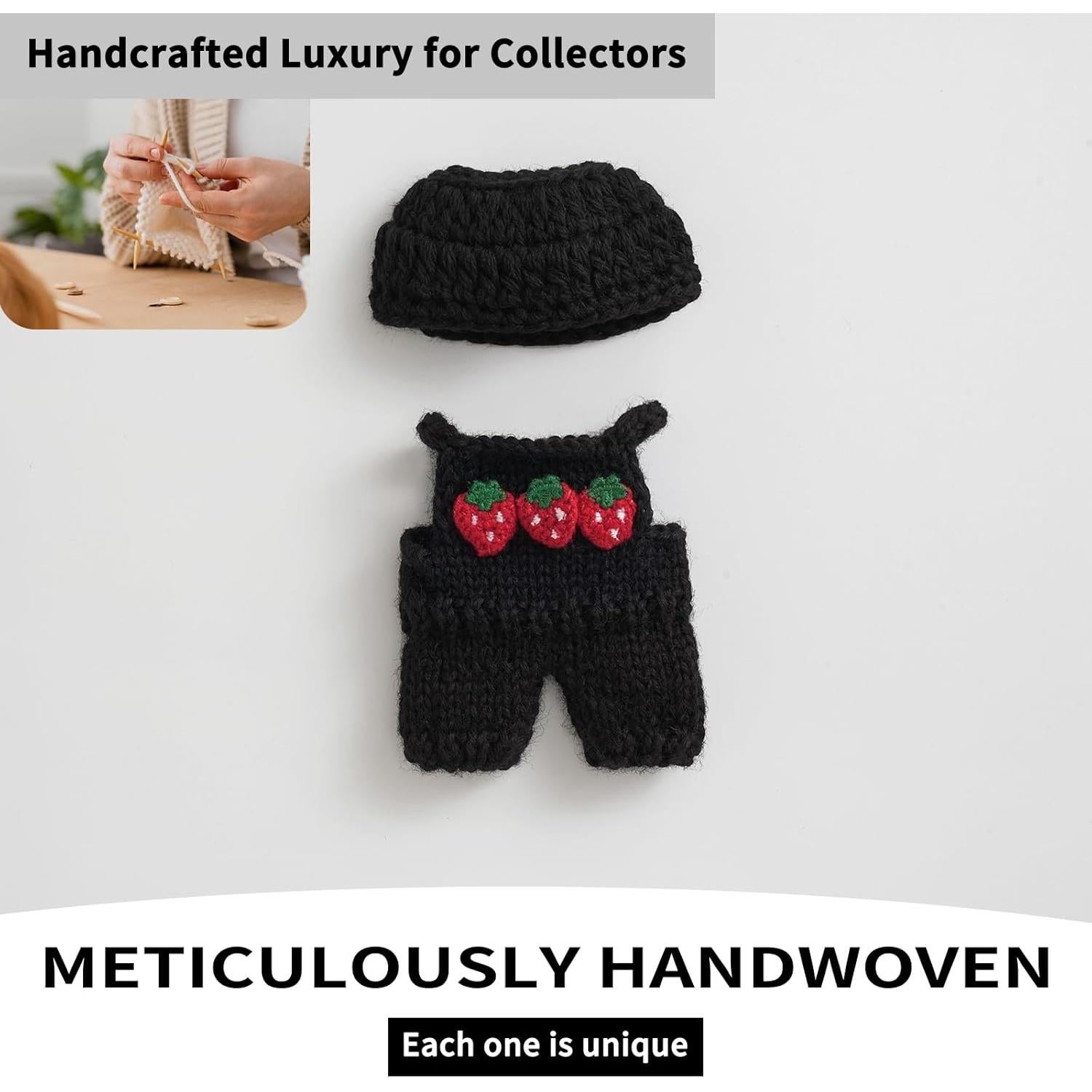 Conjunto de Ropa de Muñeca Mearrcgo 2 Piezas Cachemira 17cm