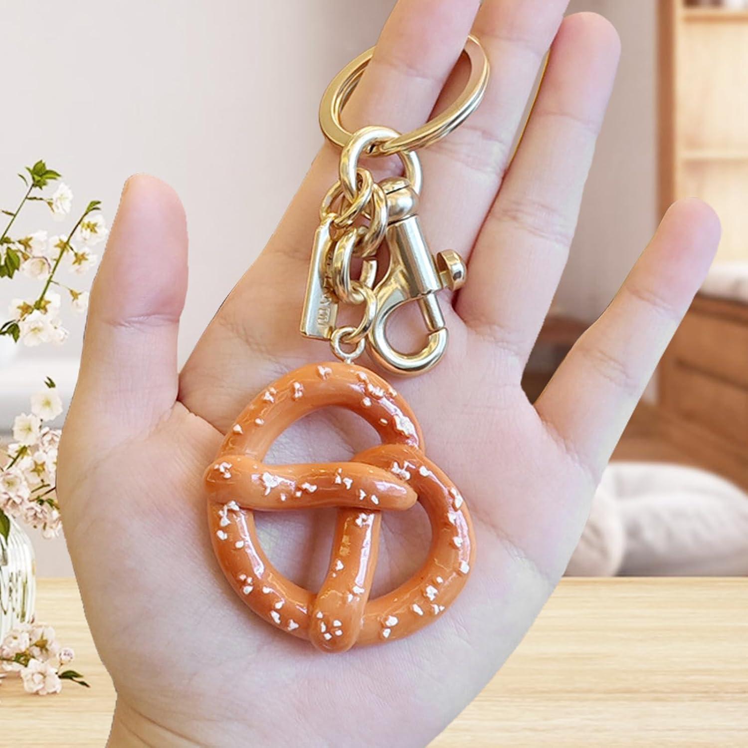 Encanto de Bolsa de Pretzel - Accesorio Lujoso para Bolsos