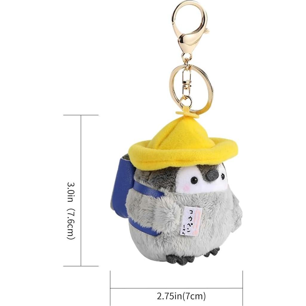 Llavero Colgante Pingüino de Peluche JIESINLOV 8.4cm