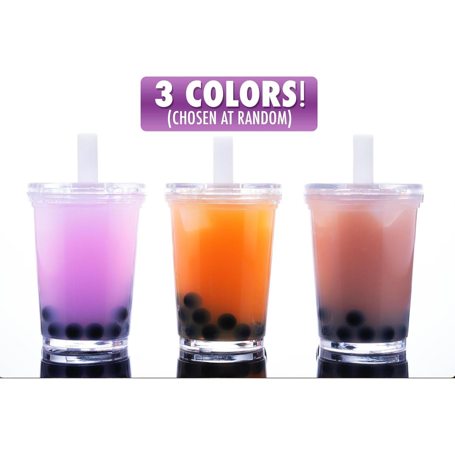 Llave de peluche bebida boba Emii Creations morado 7.6cm