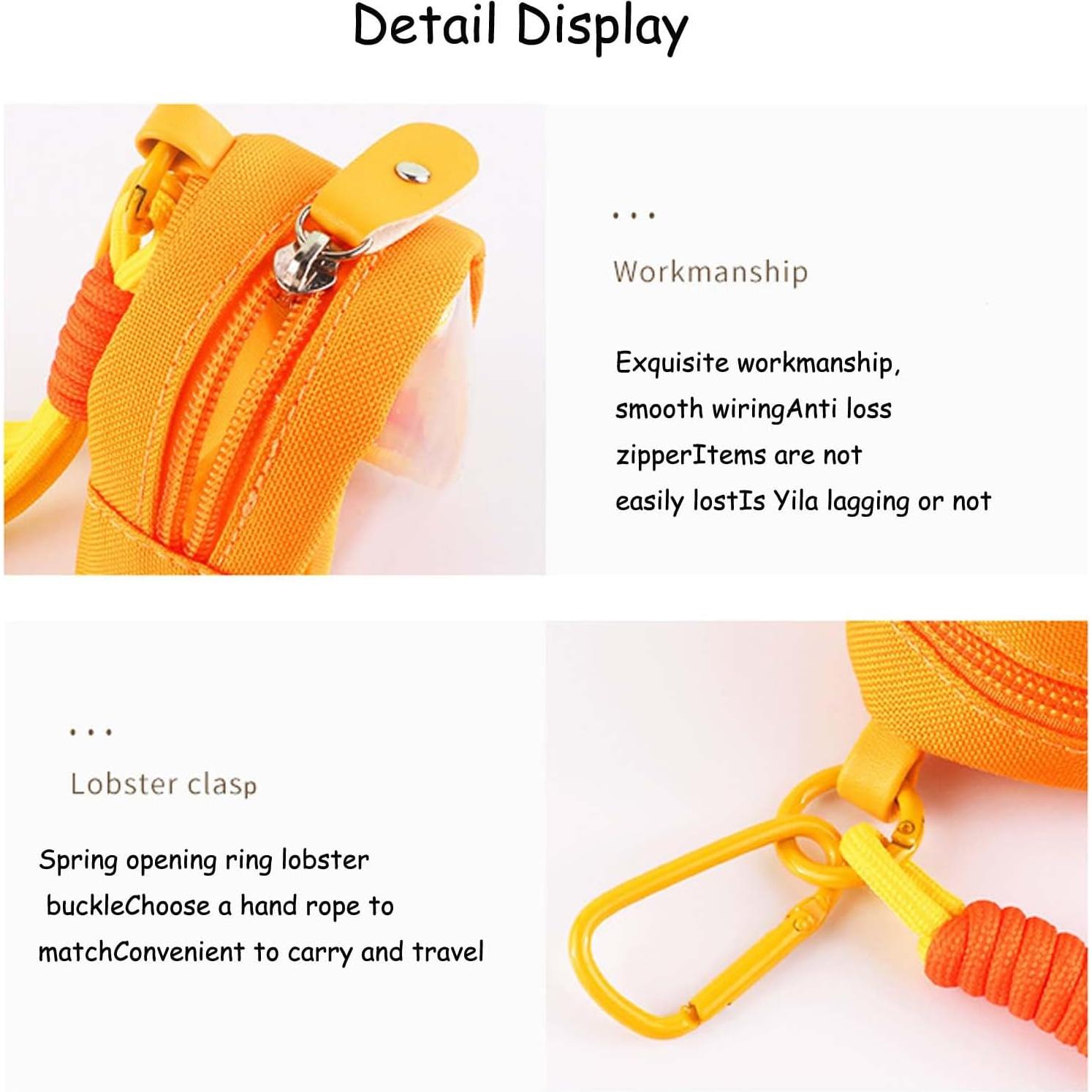 Bolsa de exhibición de muñecas KeAiDMon rosa 9x7.5cm