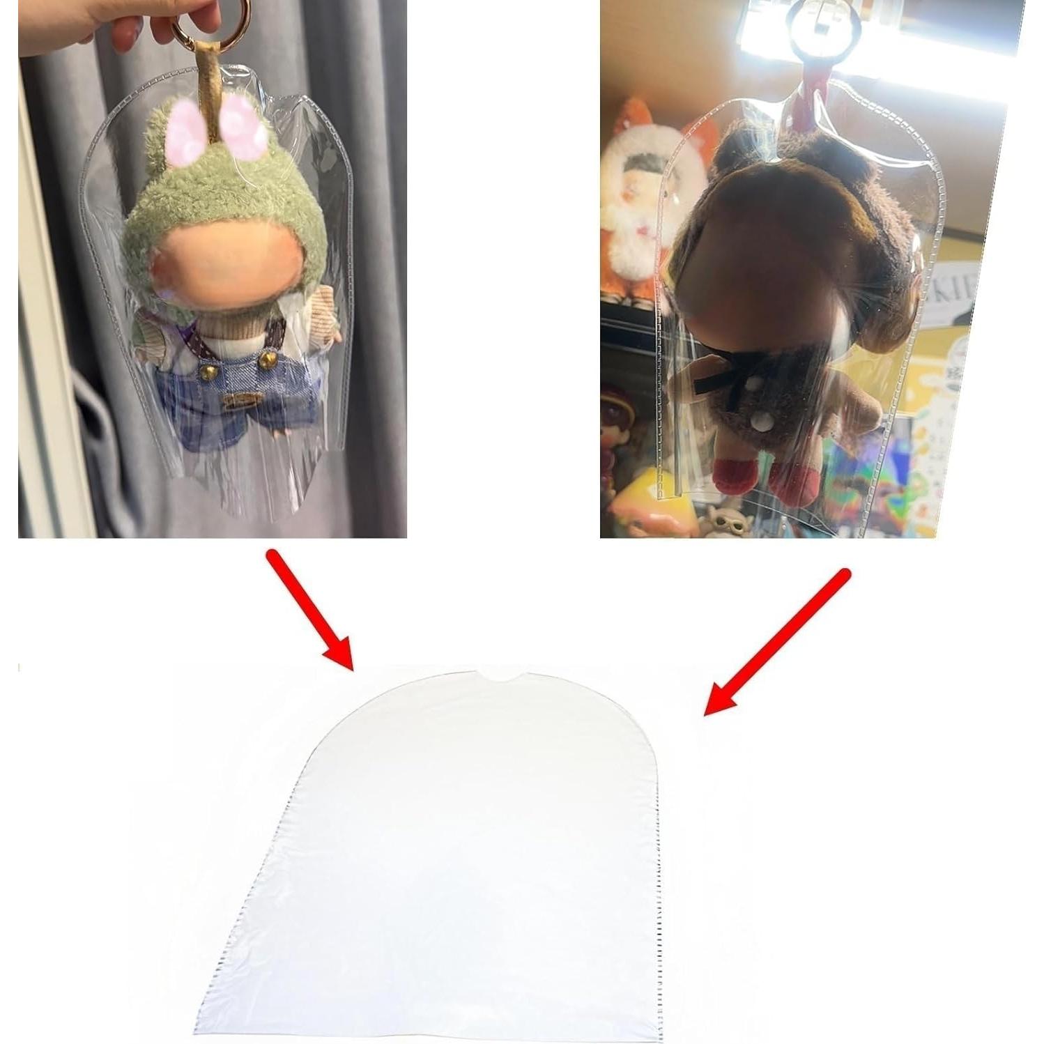 Funda Protectora Transparente Tomcrazy para Muñecas 17cm y 15cm