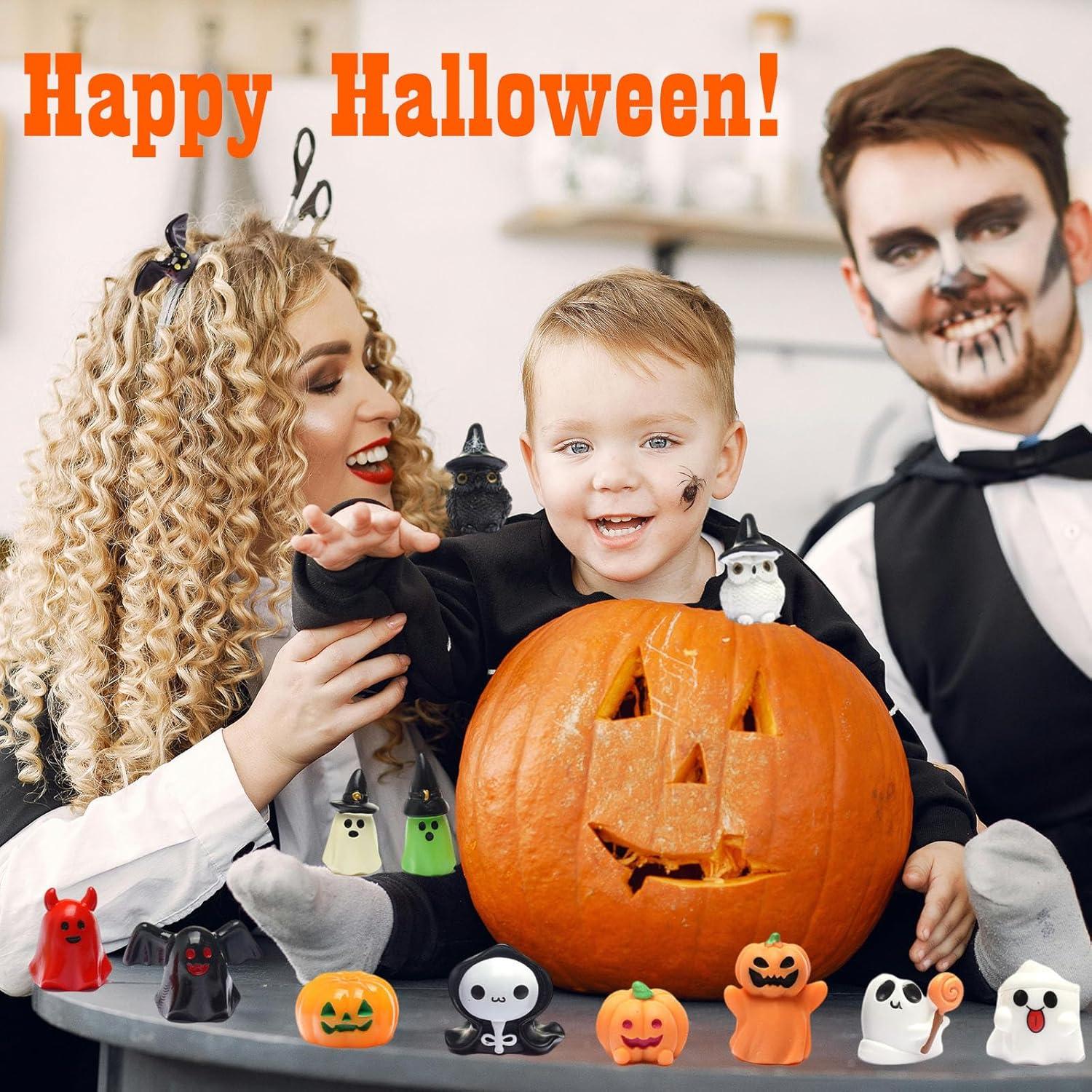 Miniaturas de Halloween ZMRU - 48 Figuras de Resina 2-5 cm