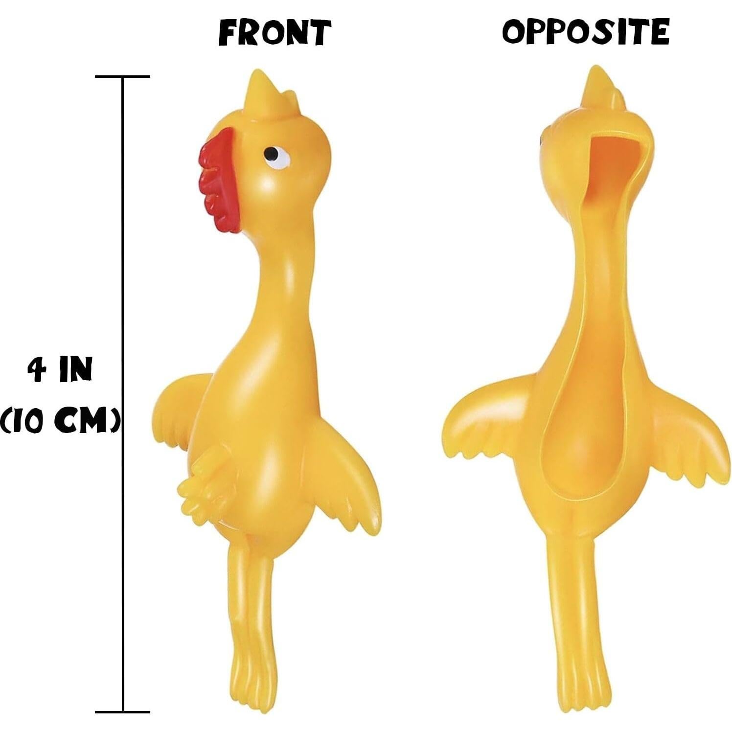 12 Juguetes de Dedo Pollo Lanzador Jishi para Niños
