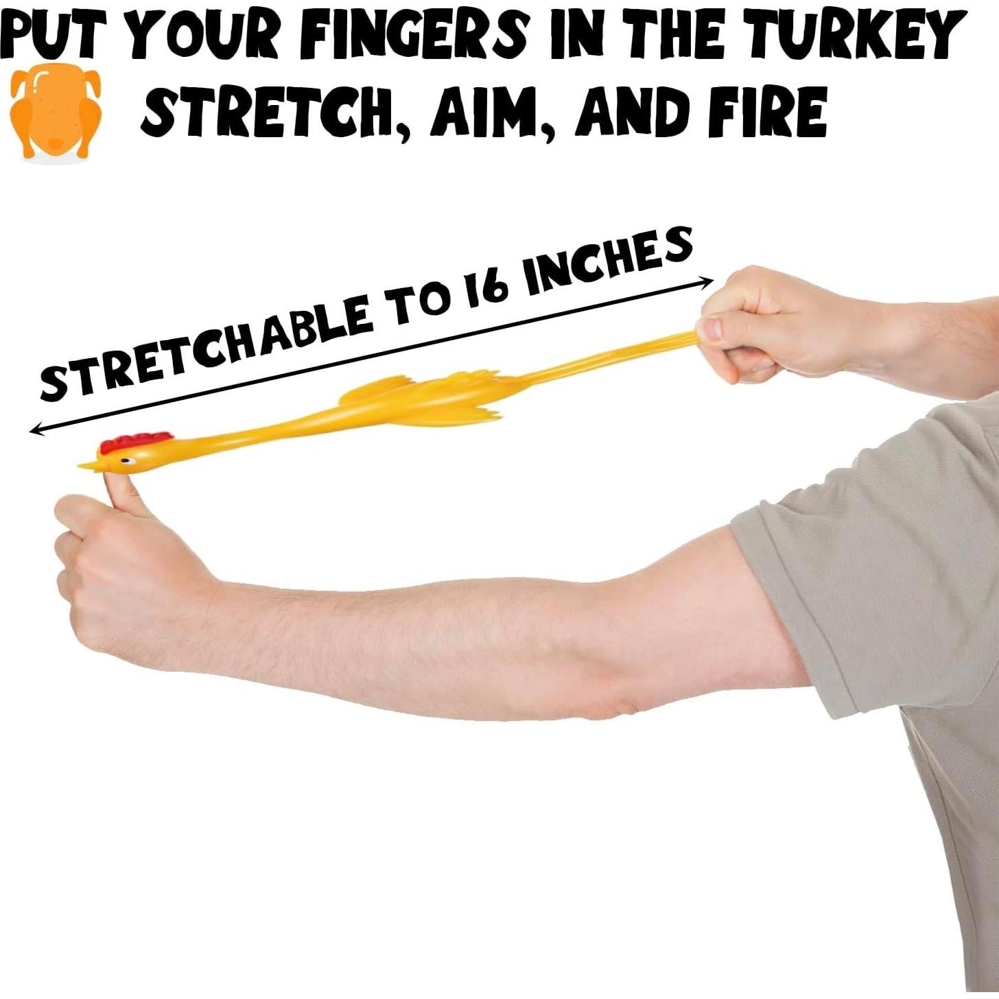 12 Juguetes de Dedo Pollo Lanzador Jishi para Niños