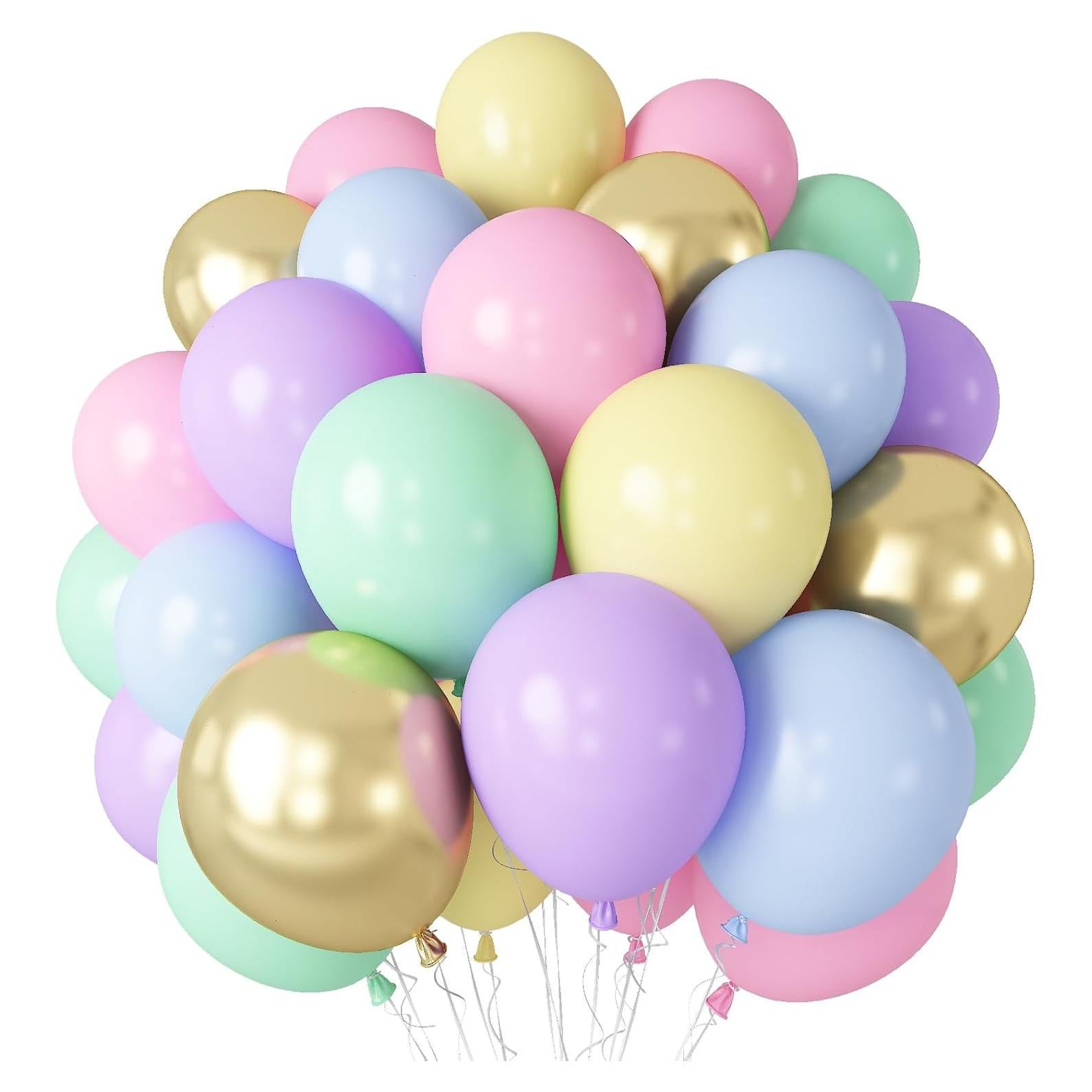 Set de Globos Pastel Arcoíris 55 PCS 30 cm Togvu