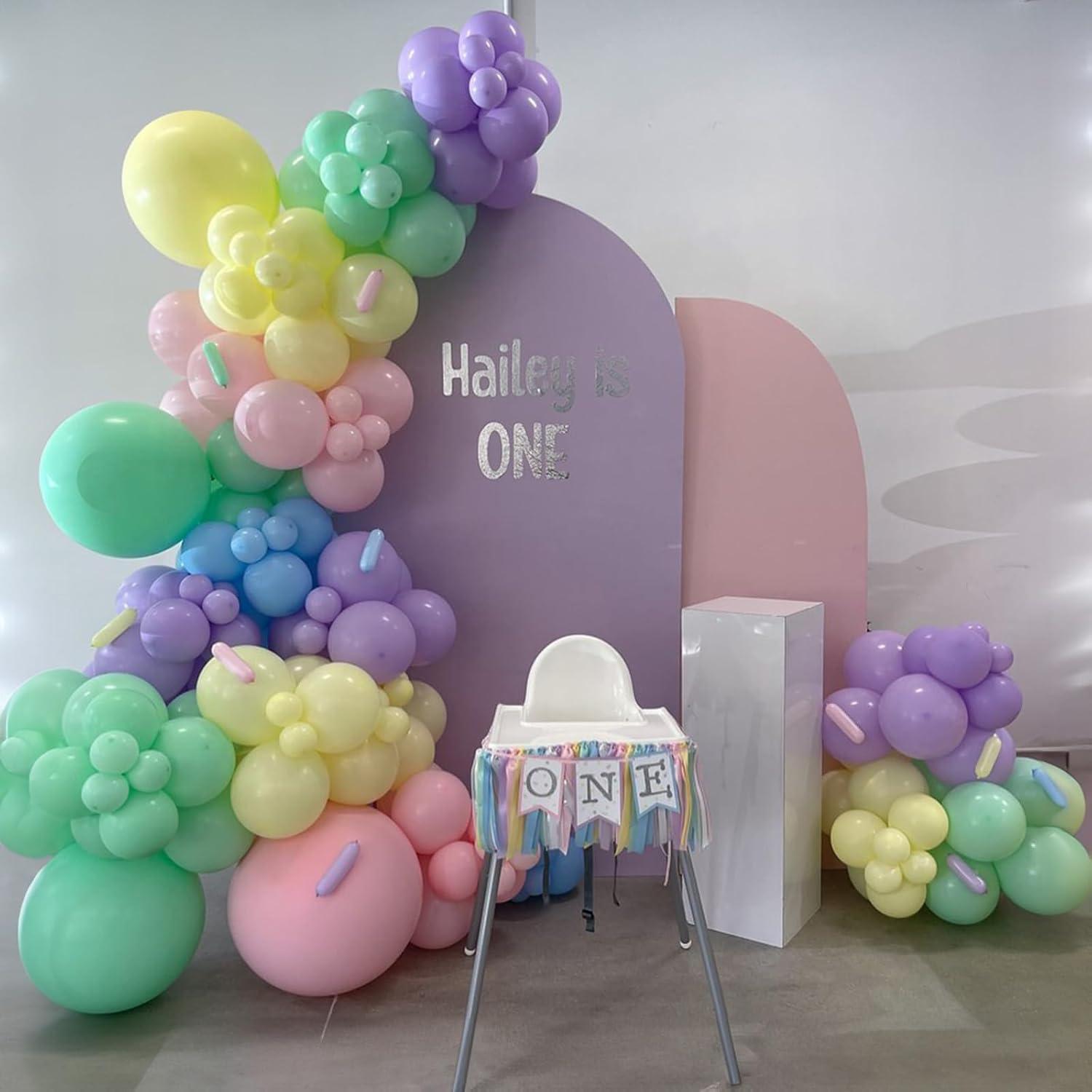 Set de Globos Pastel Arcoíris 55 PCS 30 cm Togvu