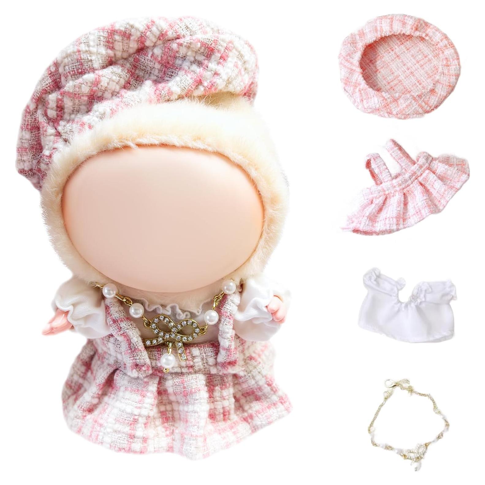 Conjunto de Ropa para Muñecas 15-17cm Conthfut - Vestido Rosa