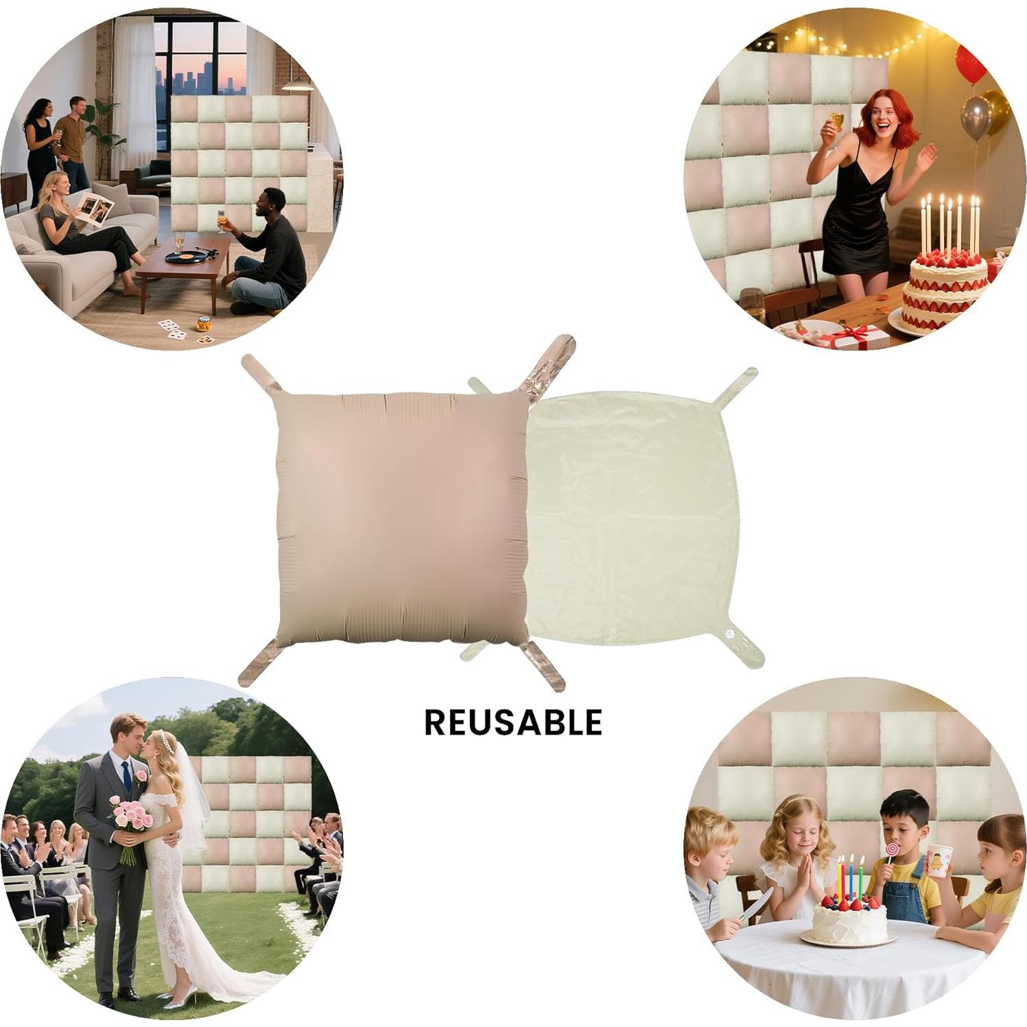 Kit de Arco de Globos de Foil NYEONHRT 25 Piezas 48 cm