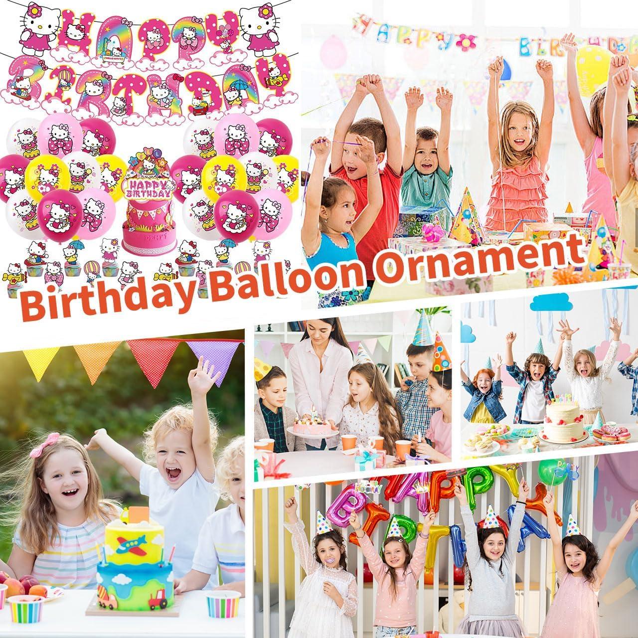 Conjunto de Suministros de Fiesta de Cumpleaños Anime Anyilon