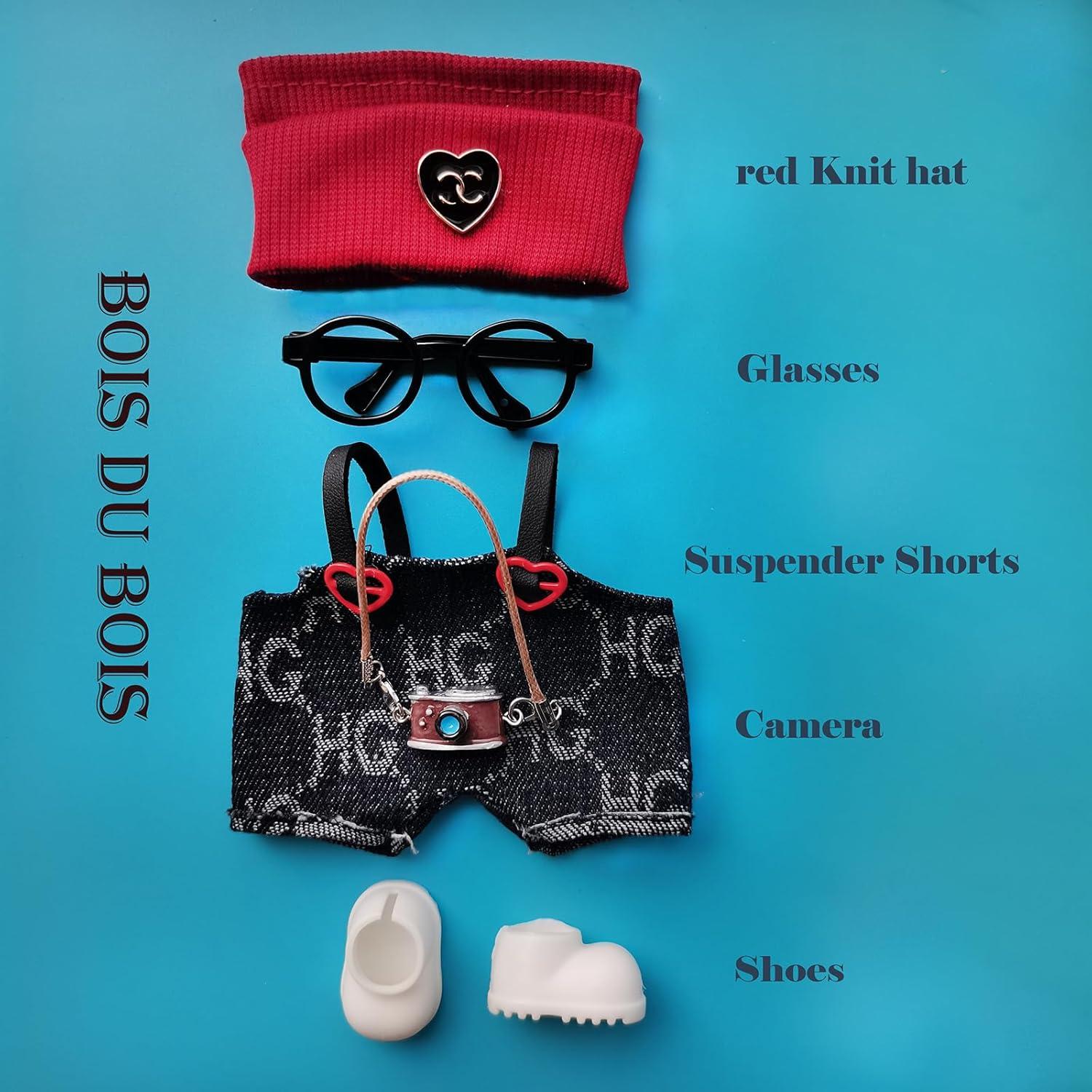 Conjunto de Ropa de Lujo para Muñeca LABUBU 17cm - 5 Piezas