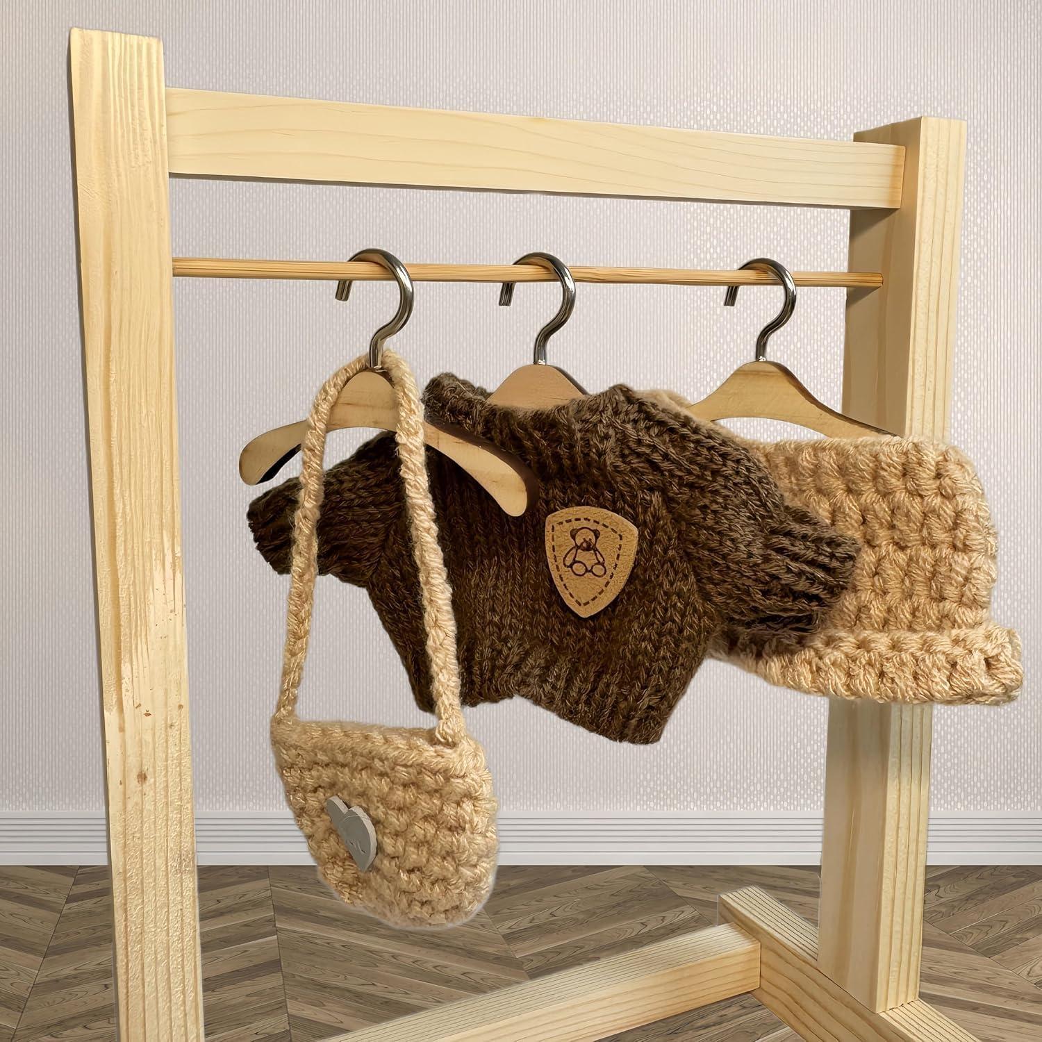 Conjunto de Ganchillo Hecho a Mano para Muñeca Labubu 15-17cm