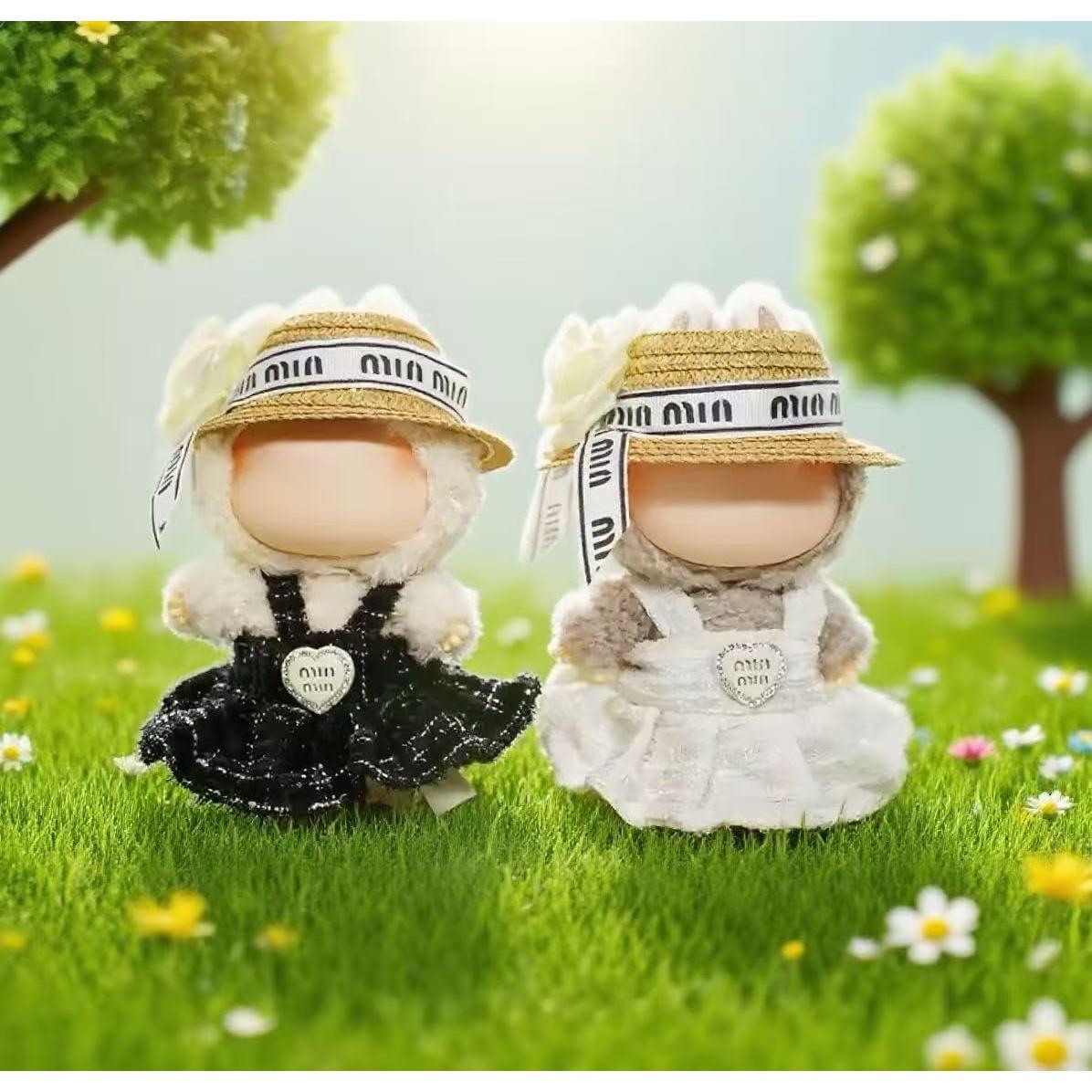 Conjunto de Ropa para Muñeca Labubu 15cm y 17cm - Chic Negro