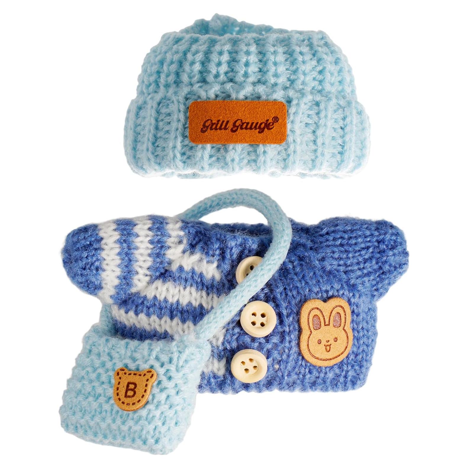 Conjunto de Ropa para Muñecas 17cm GrillGauge - 3 Piezas Azul