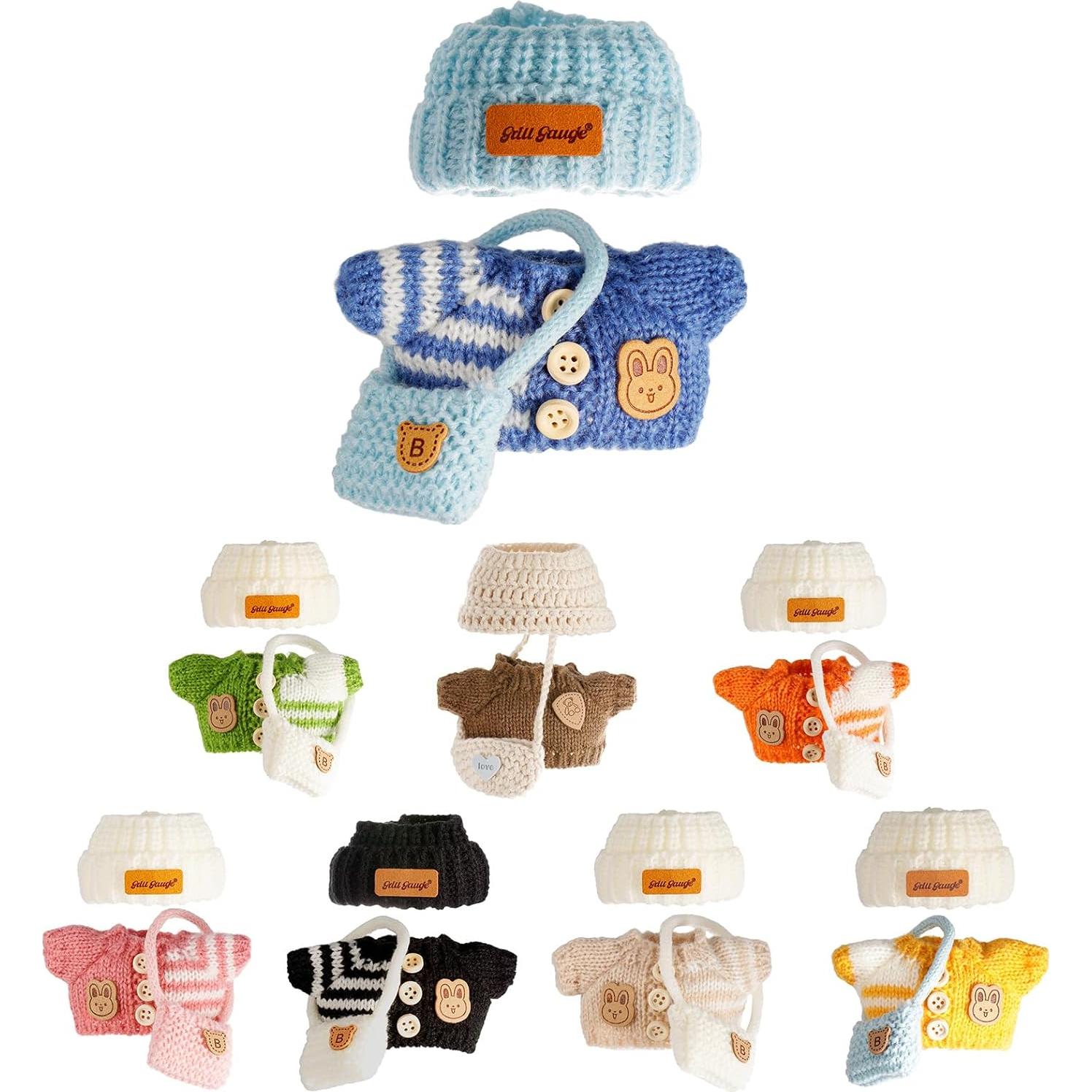 Conjunto de Ropa para Muñecas 17cm GrillGauge - 3 Piezas Azul