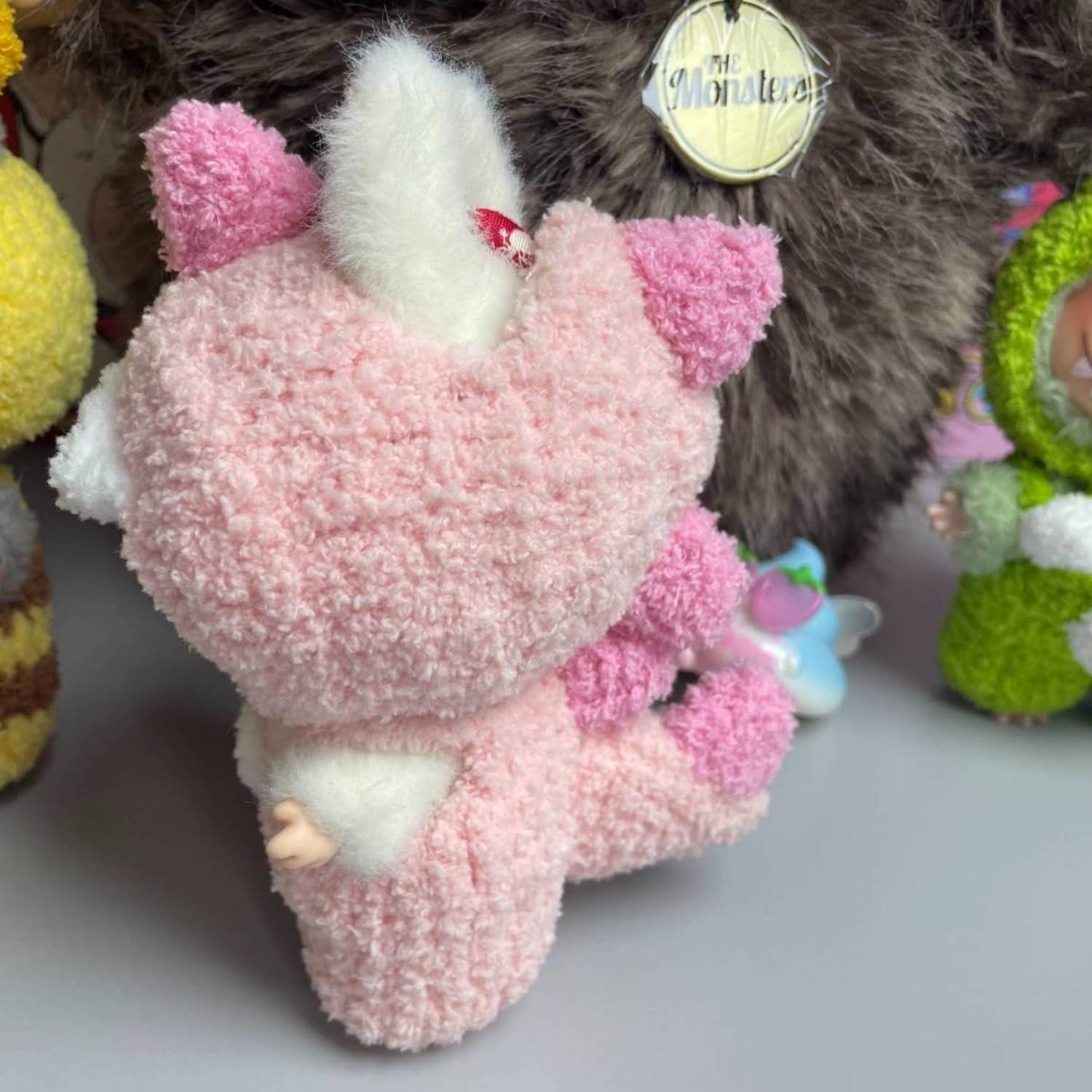 Conjunto de Ropa para Muñeca Labubu 17cm - Rosa - Accesorios